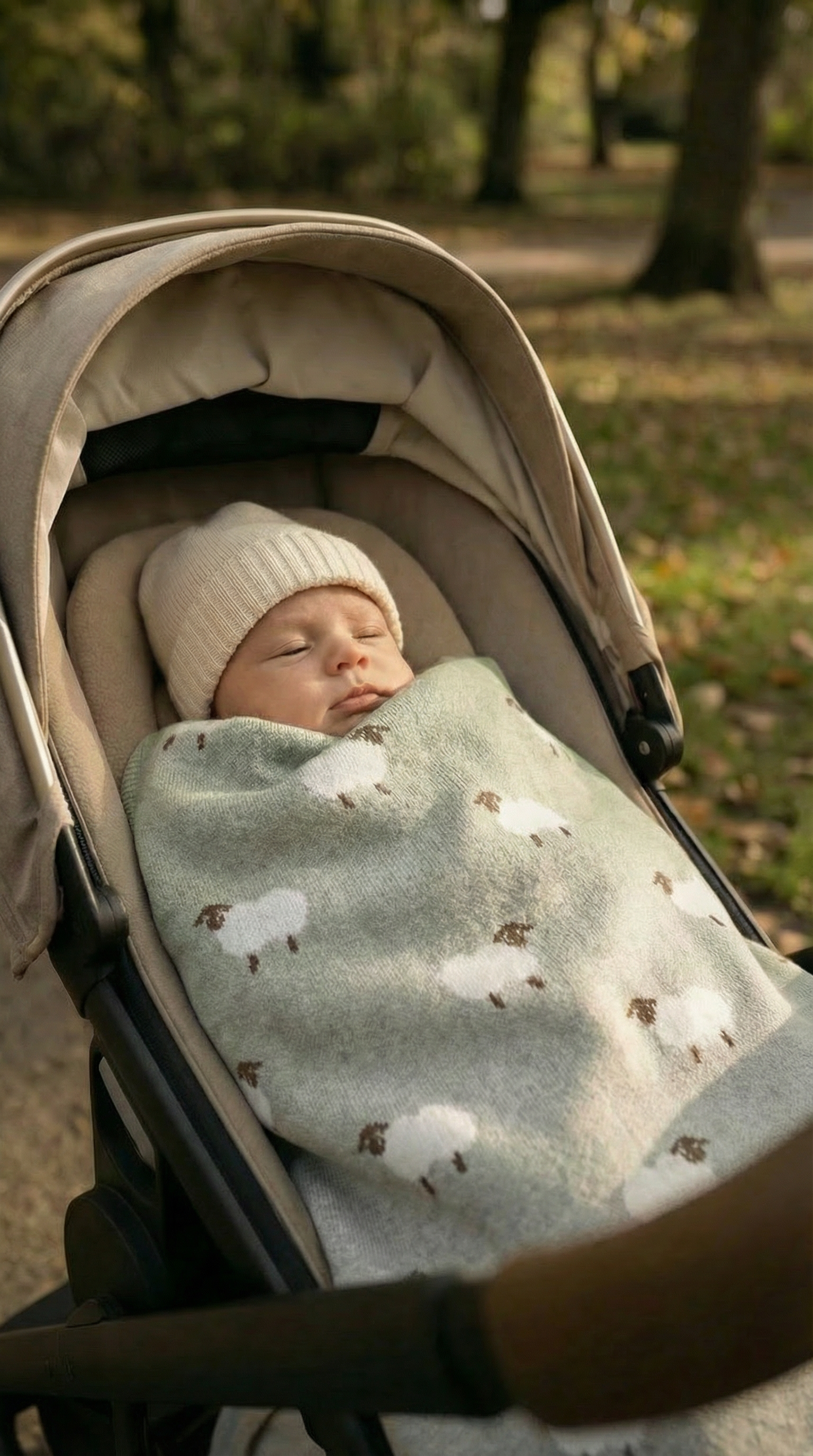 Élanoora Meadow Sheep Baby Blanket