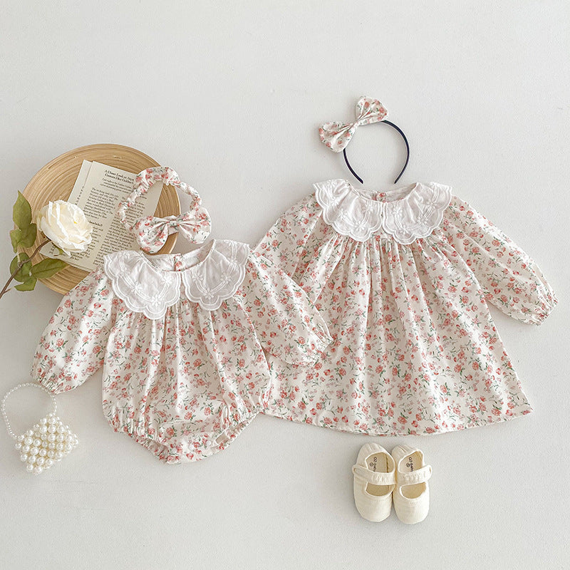 Élanoora Petite Blossom Cotton Dress & Romper