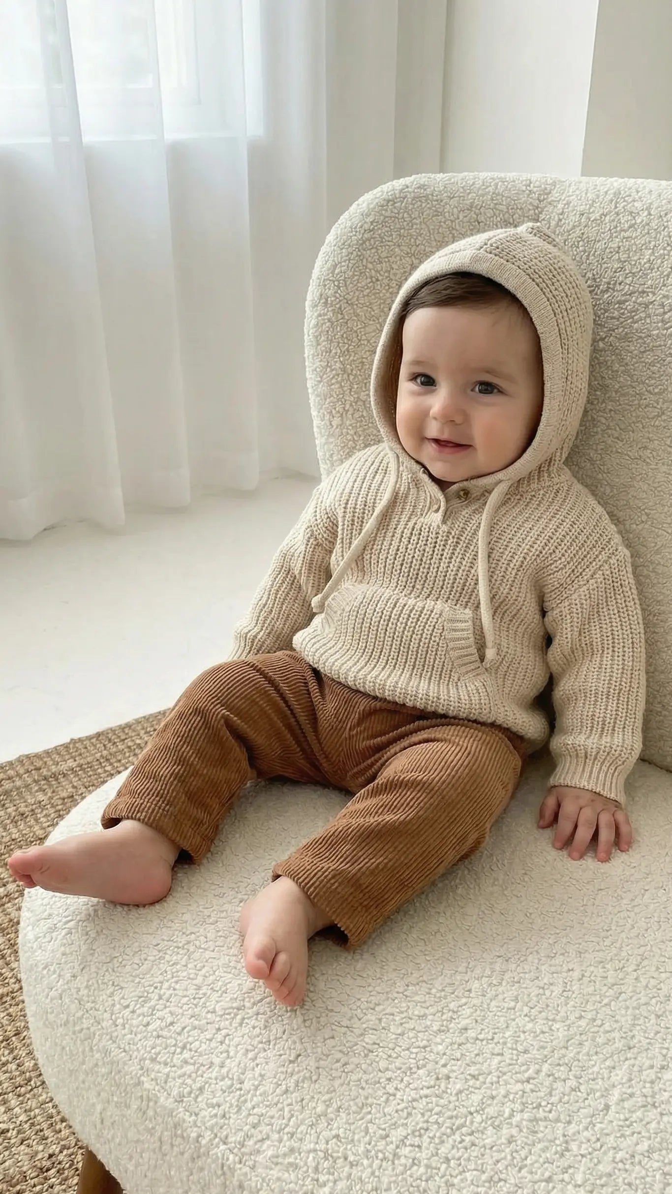Élanoora Noble - Hooded Baby Romper (Unisex)