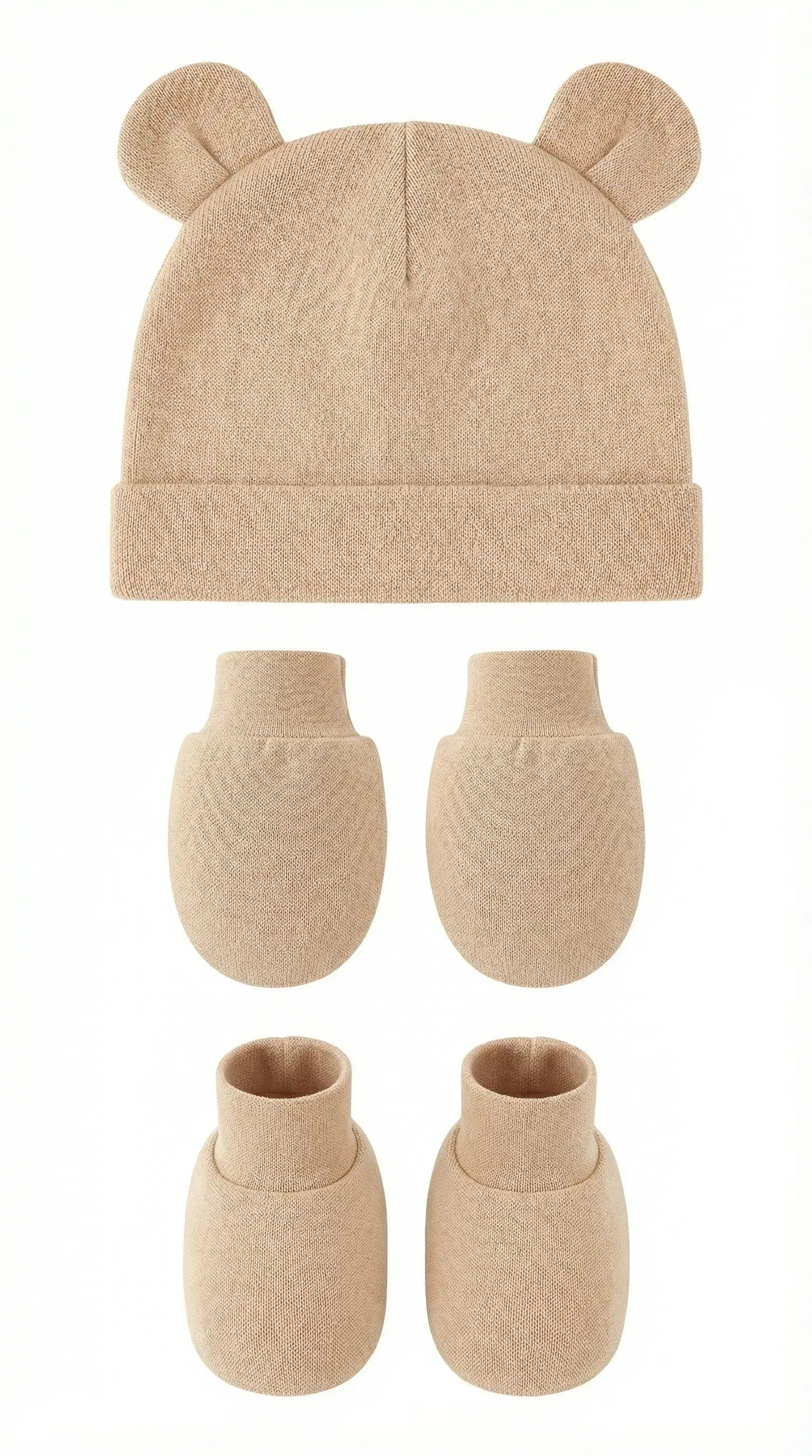 Little Cub Set (Mittens, Booties & Beanie) Baby Apparel