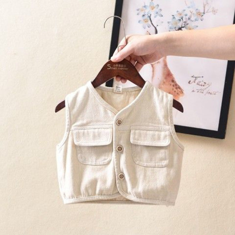Korean Style Children Fashionable Vest Tide