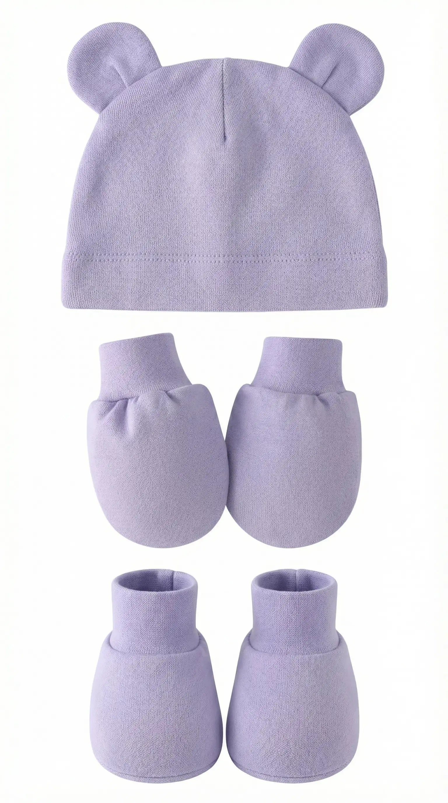 Little Cub Set (Mittens, Booties & Beanie) Baby Apparel