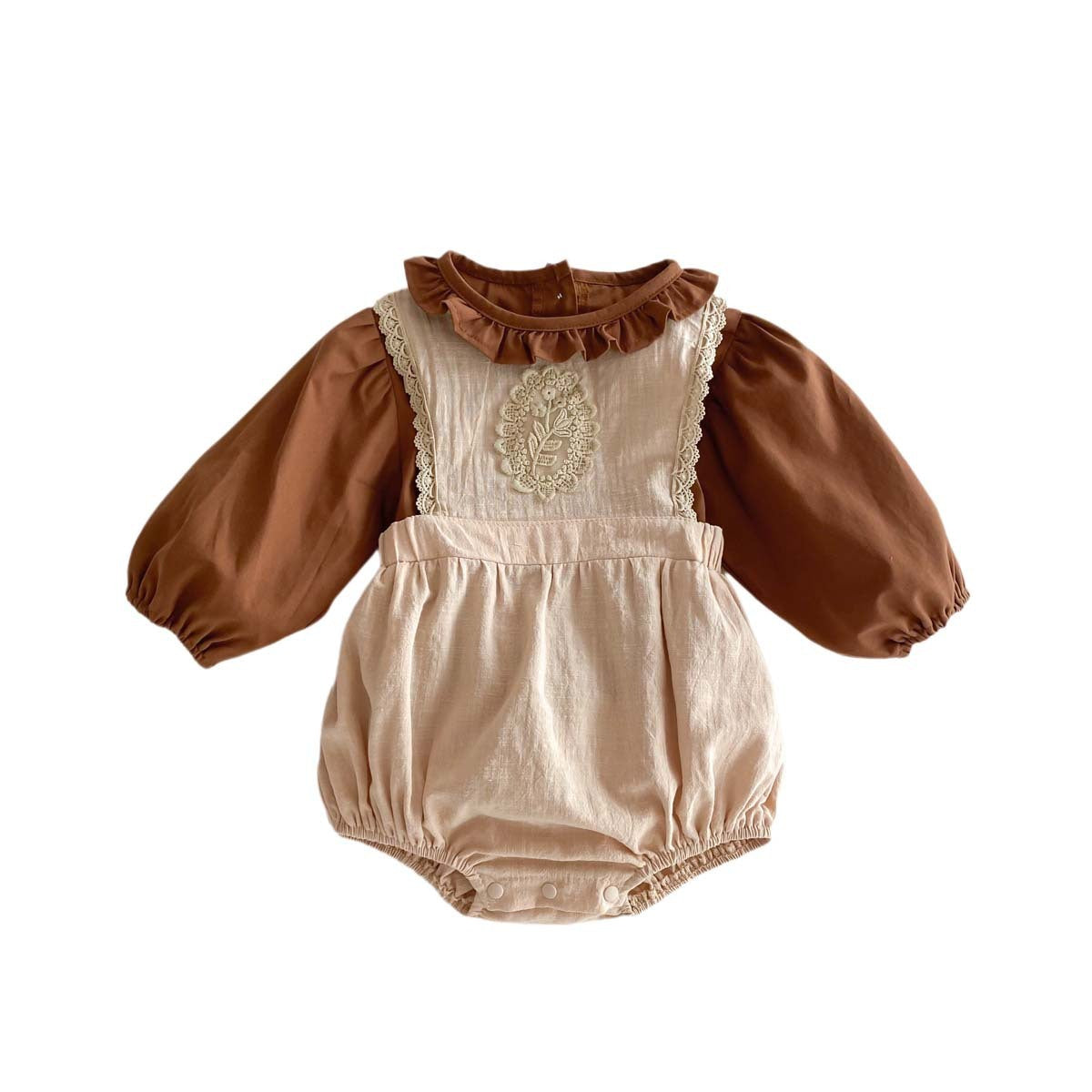 Korean Style Baby Autumn Jumpsuit Long Sleeve
