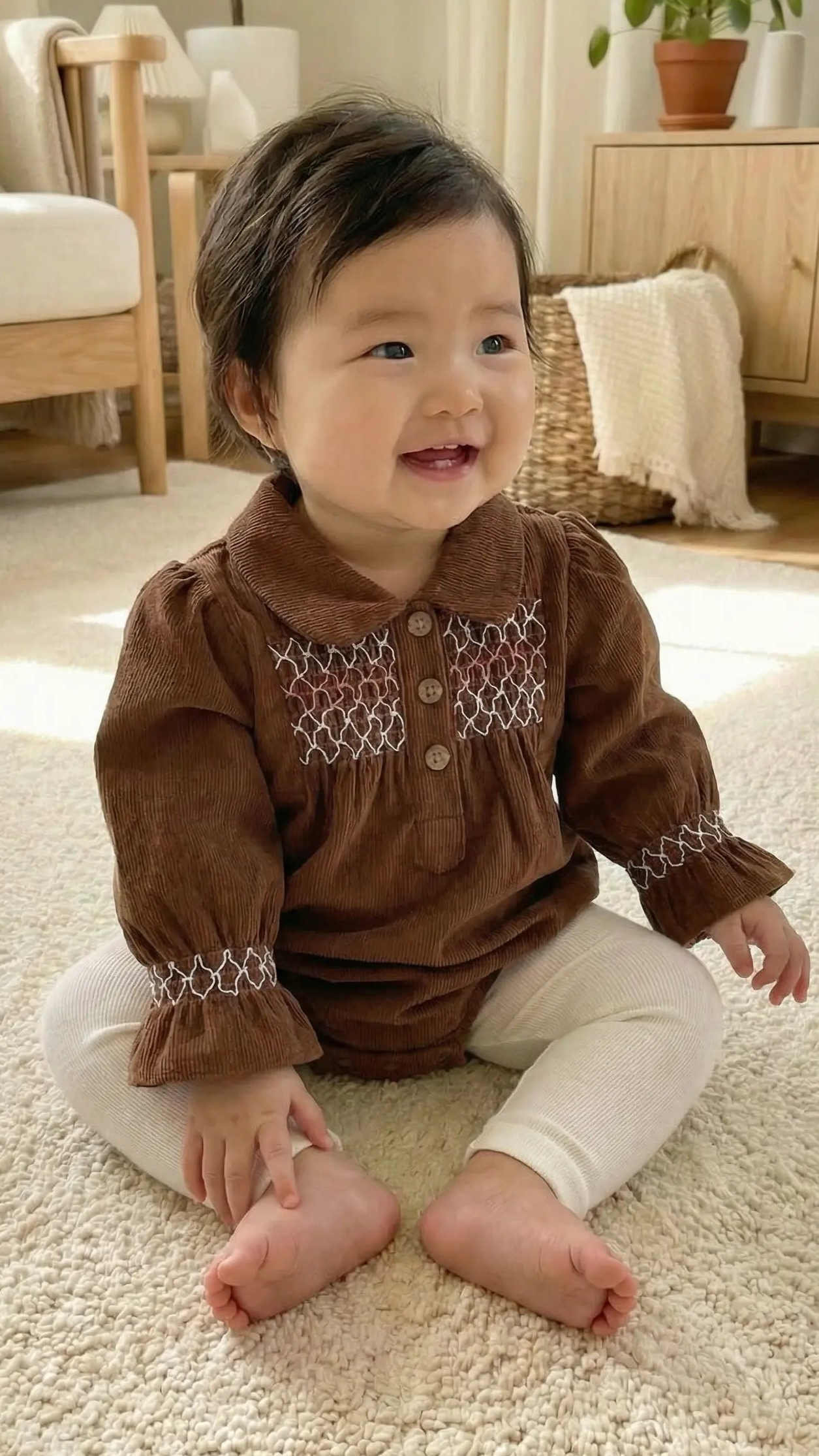 Élanoora Ava - Girls' Baby Romper