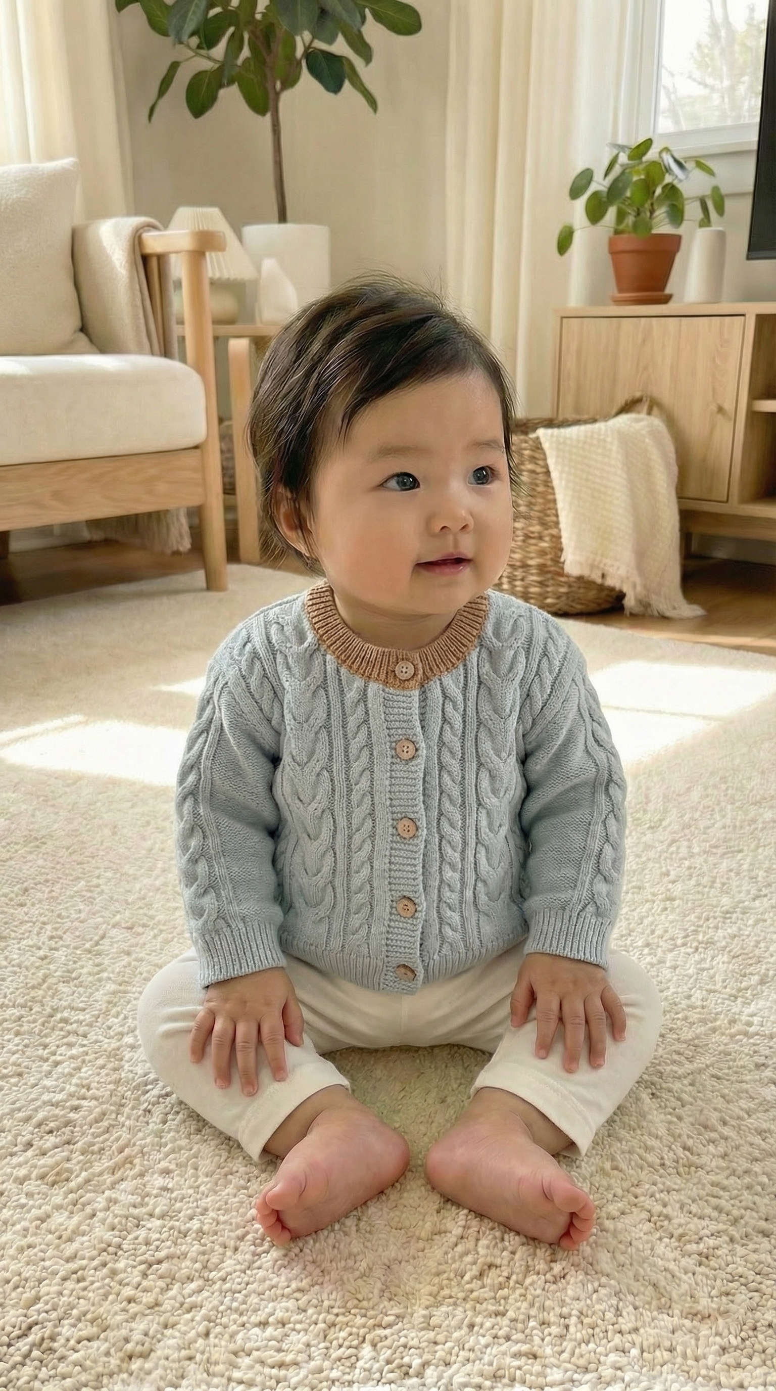 Élanoora Shae - Girls' Baby Cardigan