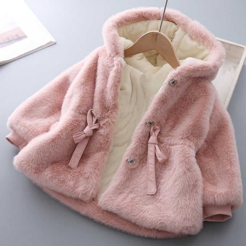 Children Winter Clothes Kids Plus Velvet Padded Wool Sweater