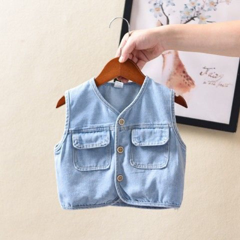 Korean Style Children Fashionable Vest Tide