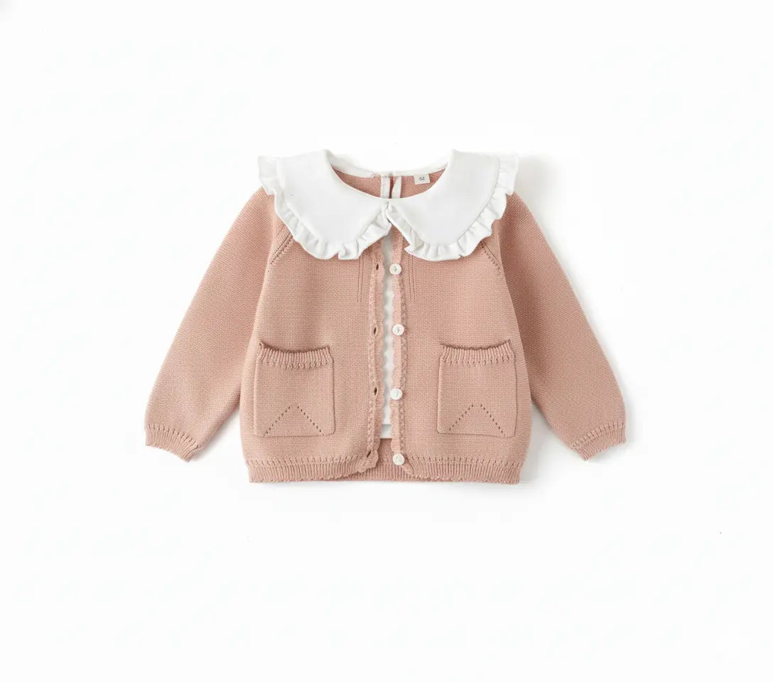 Élanoora Rosette Knit Cardigan Trendsi