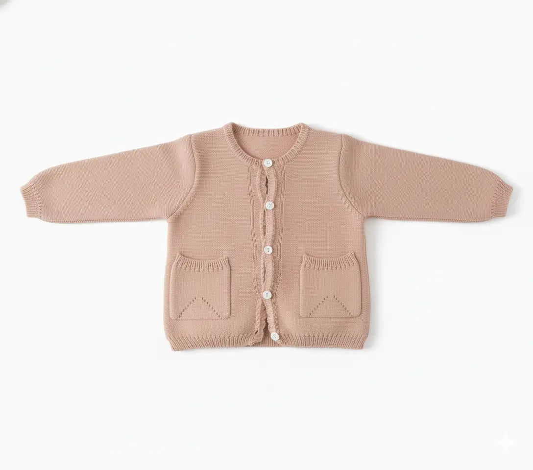 Élanoora Rosette Knit Cardigan Trendsi