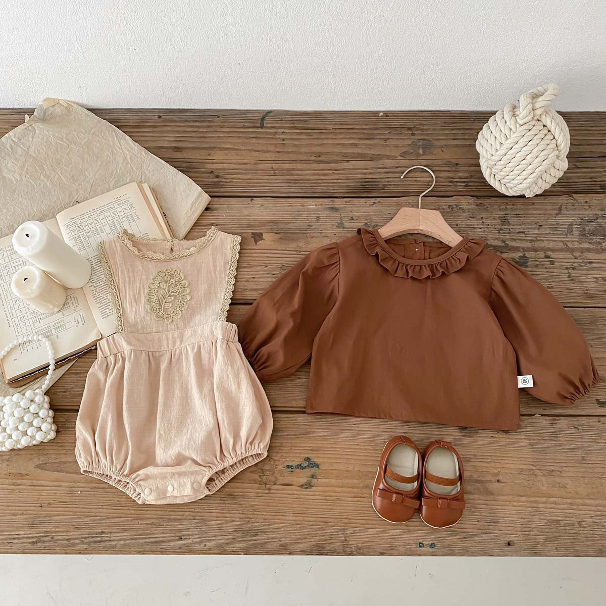 Korean Style Baby Autumn Jumpsuit Long Sleeve