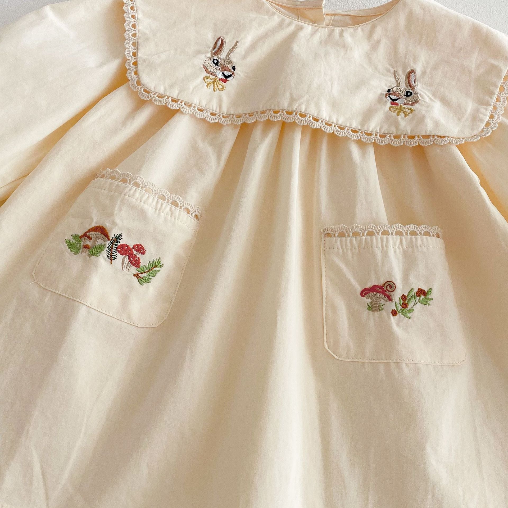 Élanoora Almond Bunny & Bloom Dress