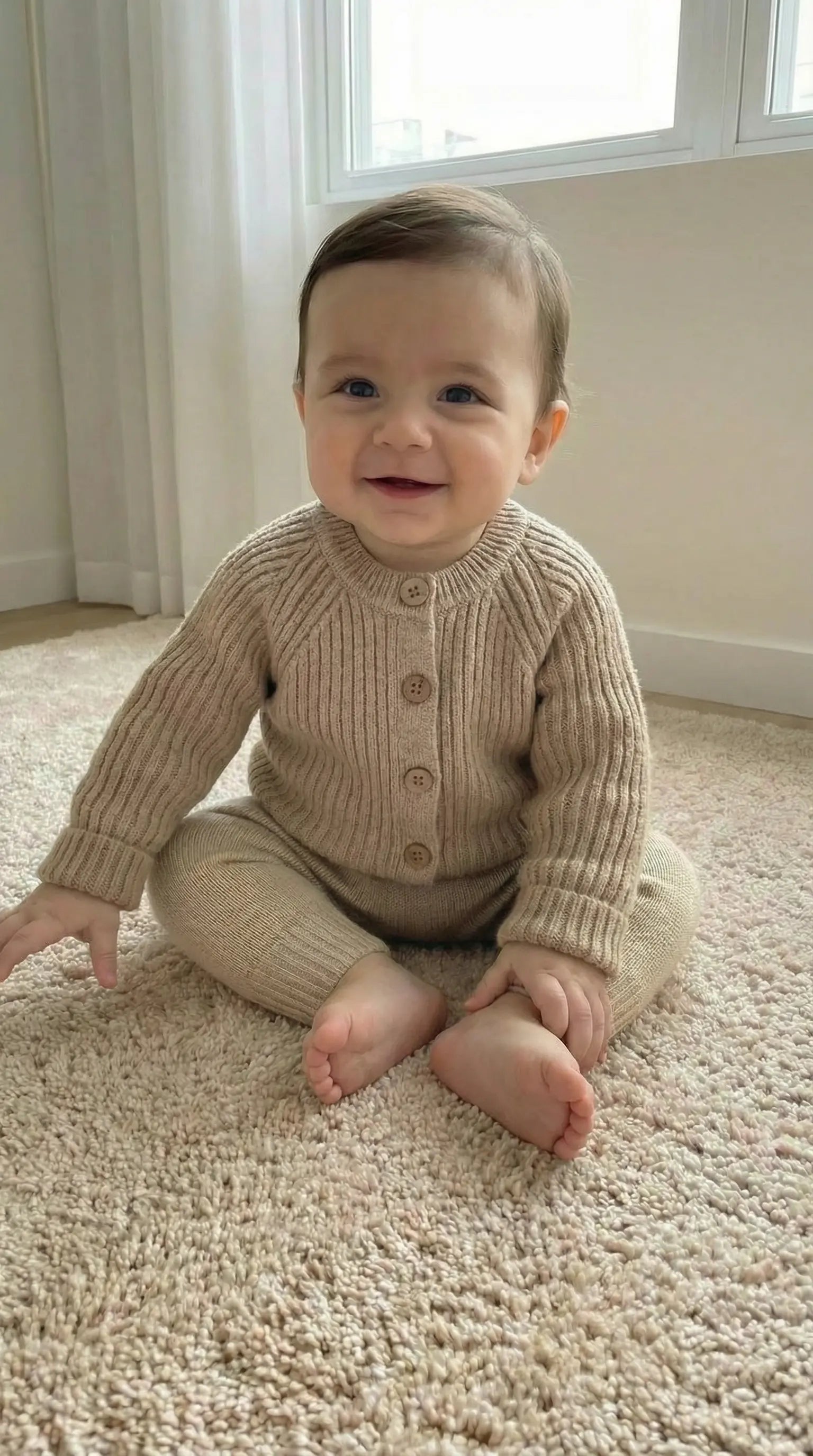 Élanoora Avery - Boys' Baby Cardigan