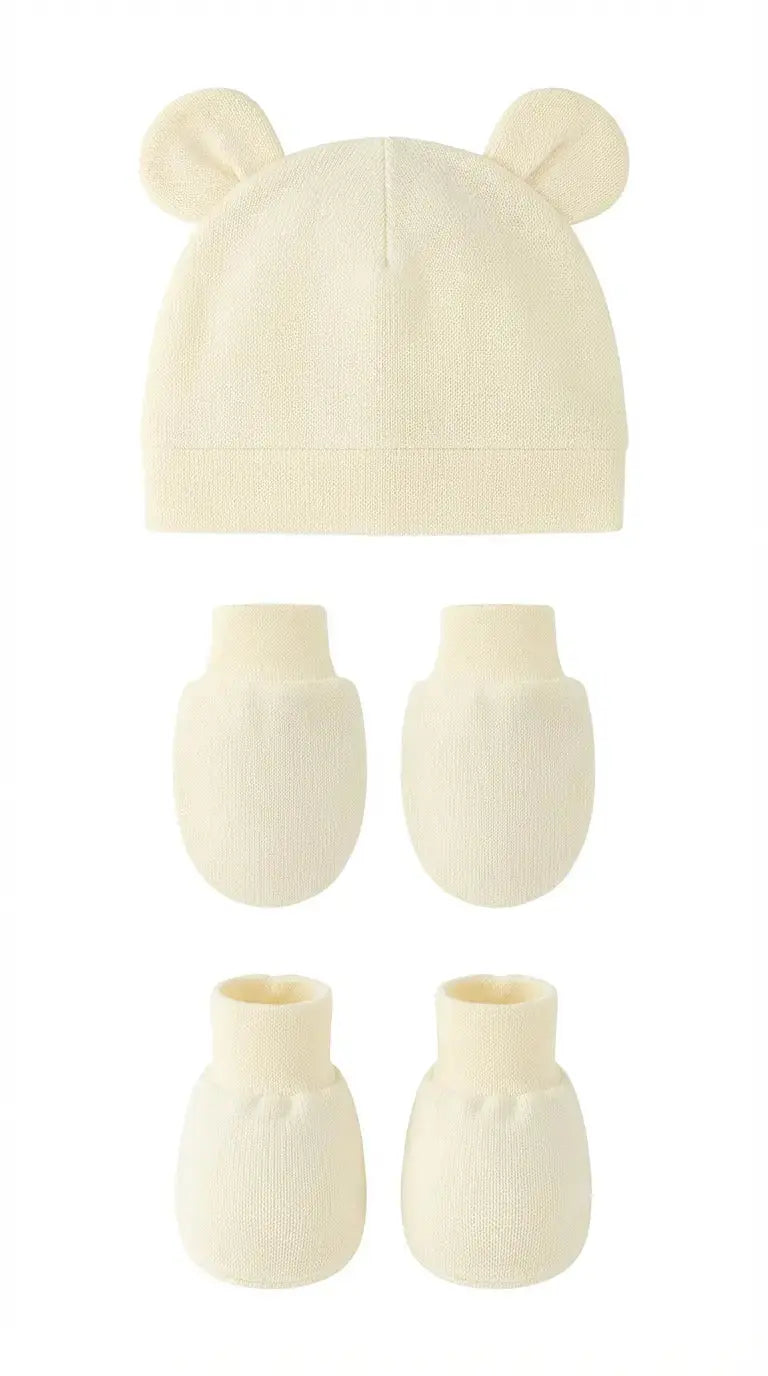 Little Cub Set (Mittens, Booties & Beanie) Baby Apparel