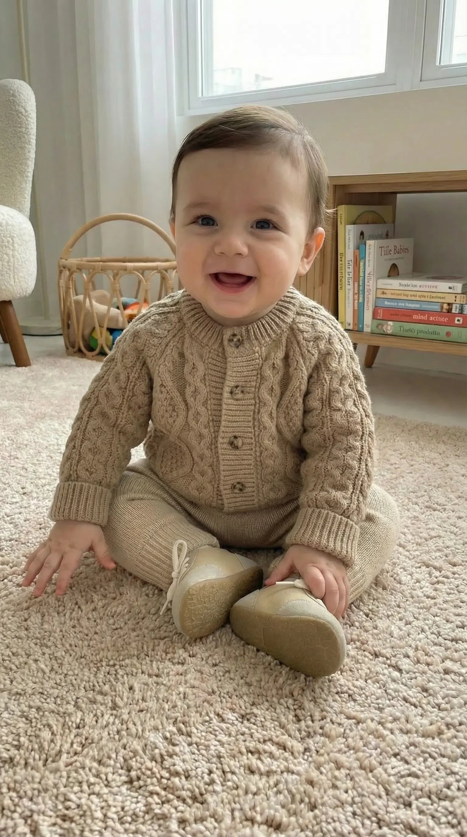Élanoora Chatsworth - Boys' Baby Cardigan