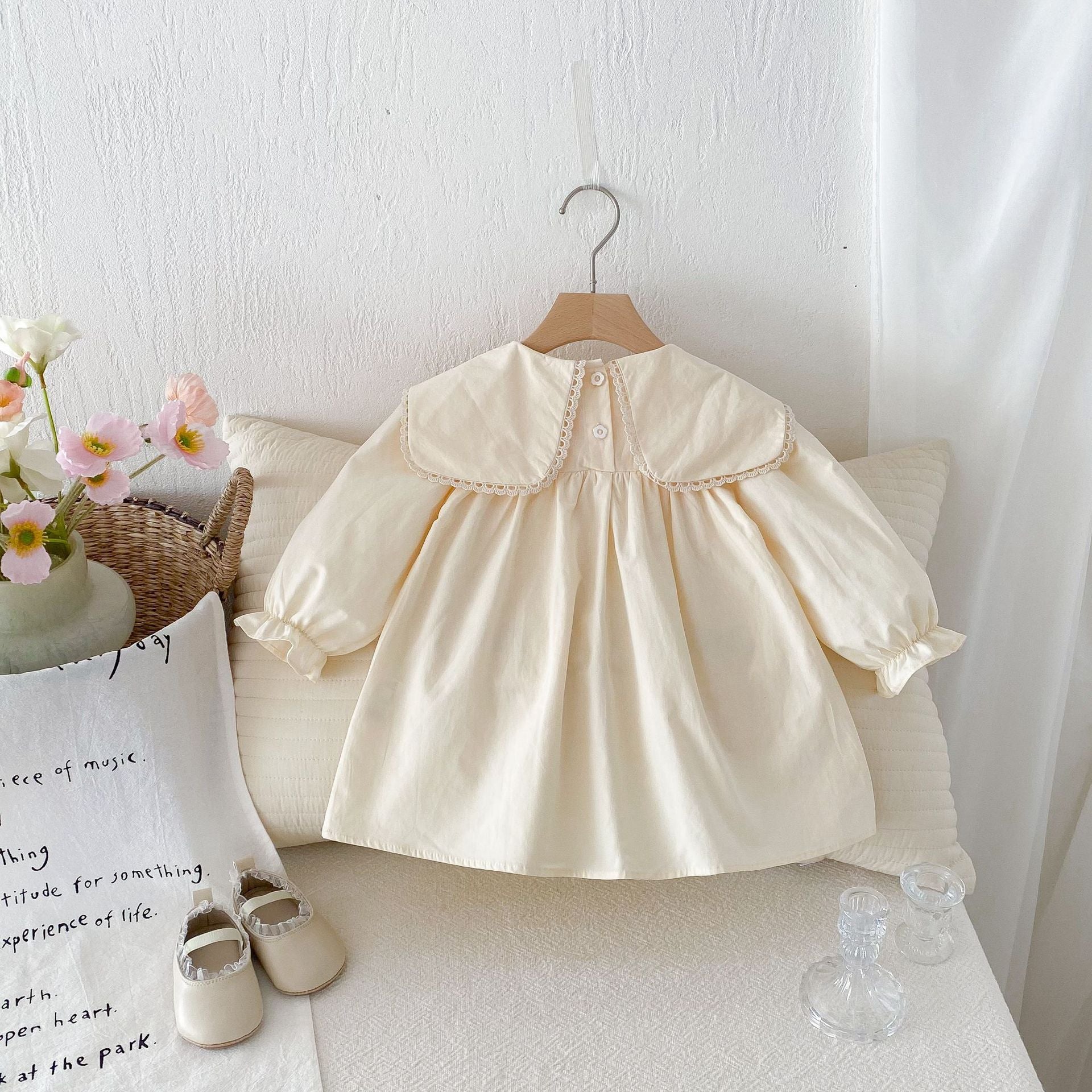 Élanoora Almond Bunny & Bloom Dress