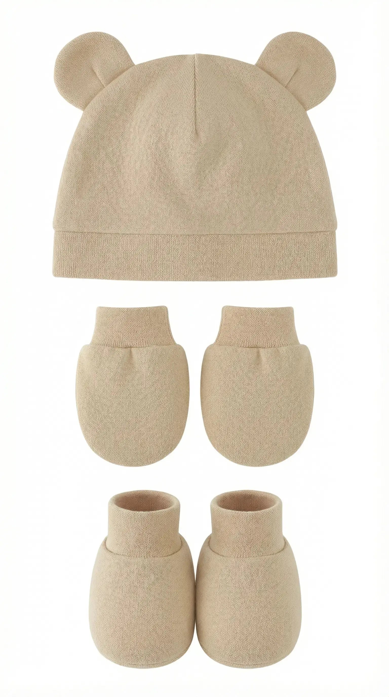 Little Cub Set (Mittens, Booties & Beanie)  Baby Apparel
