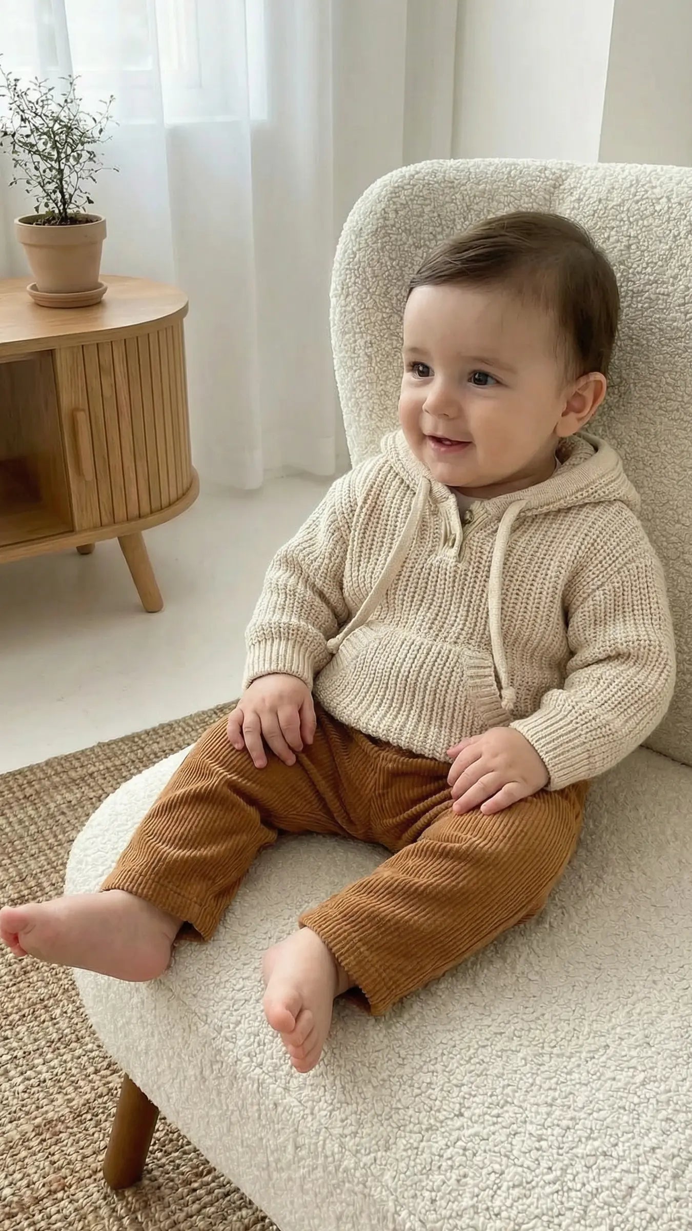 Élanoora Noble - Hooded Baby Romper (Unisex)