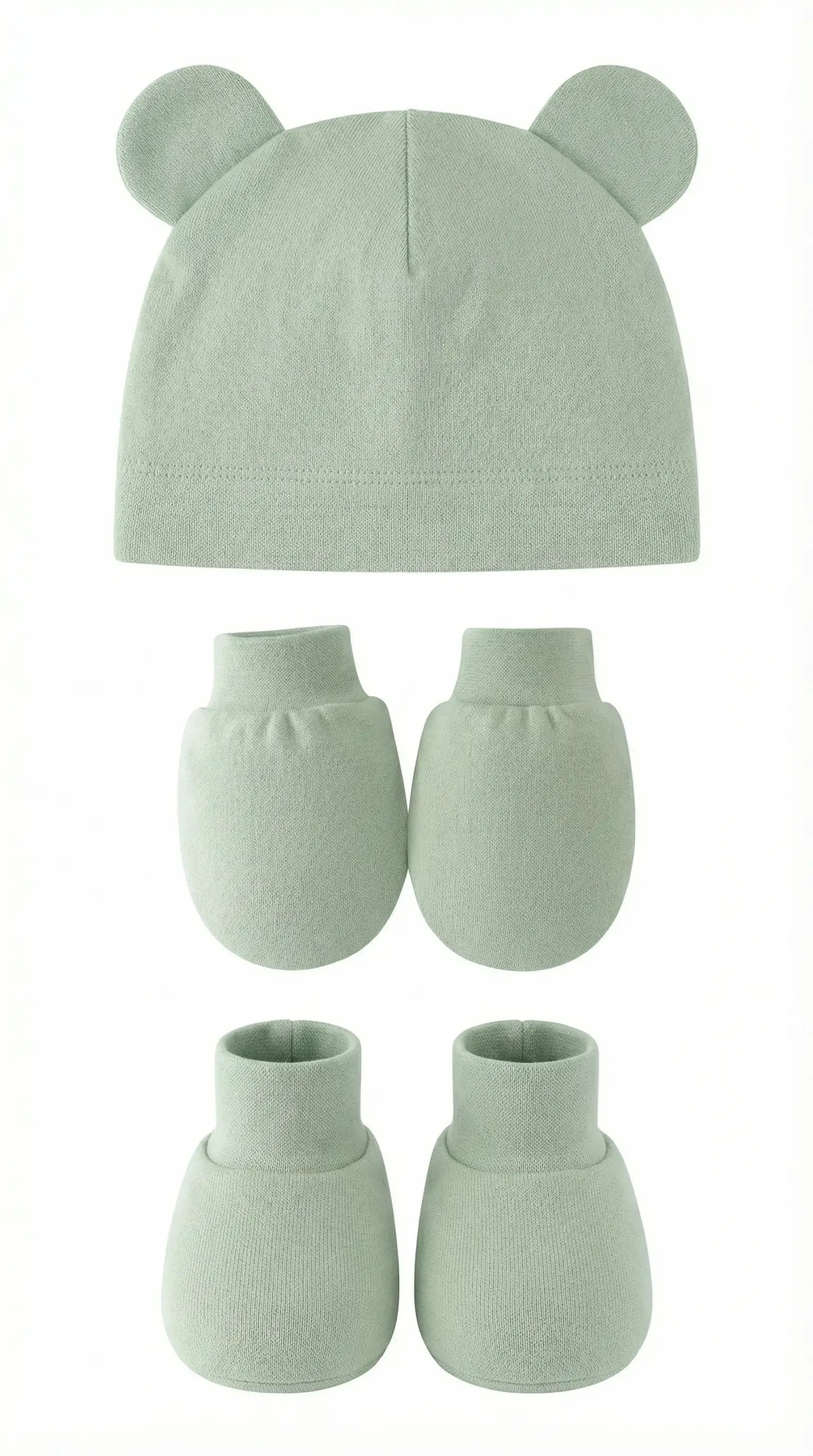 Little Cub Set (Mittens, Booties & Beanie)  Baby Apparel