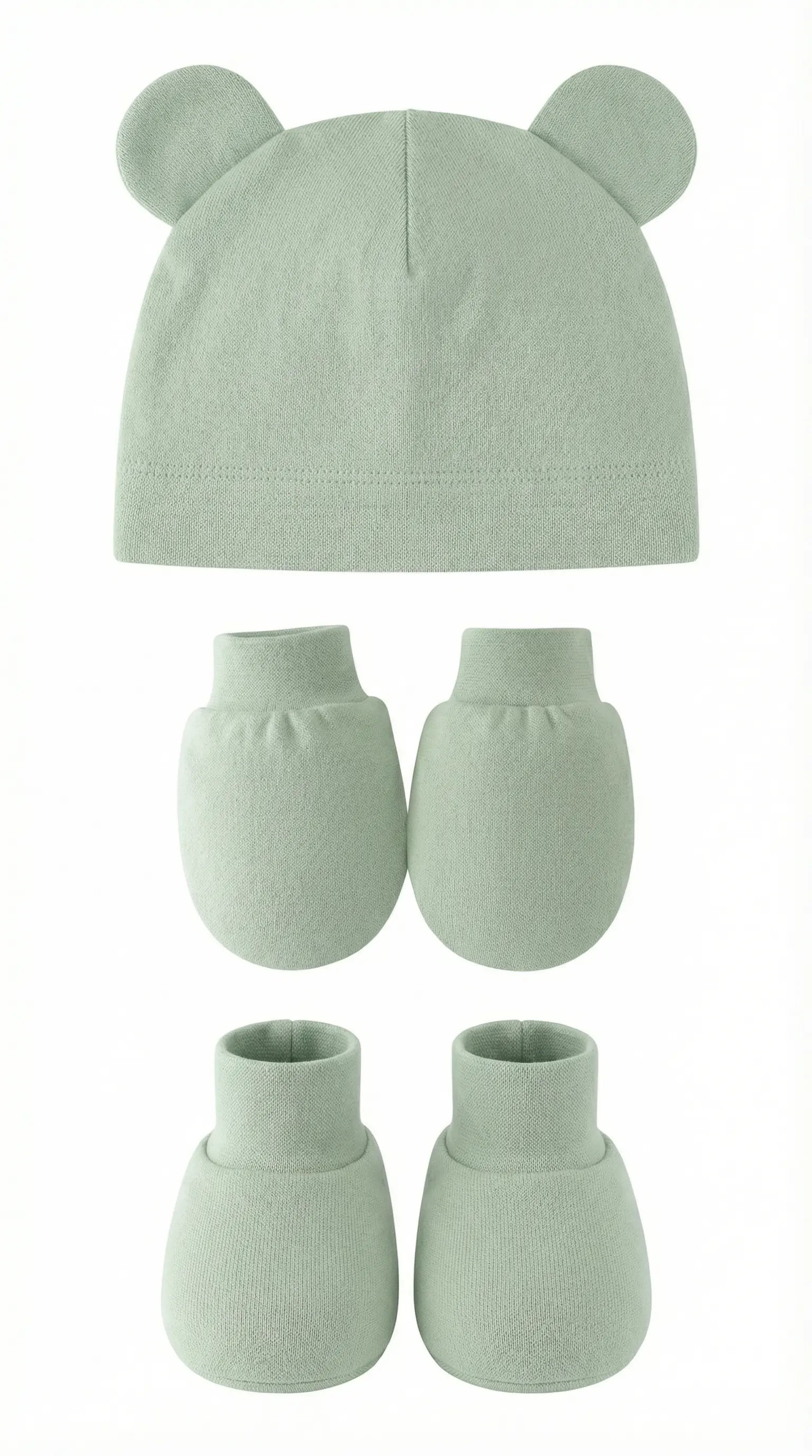 Little Cub Set (Mittens, Booties & Beanie)  Baby Apparel
