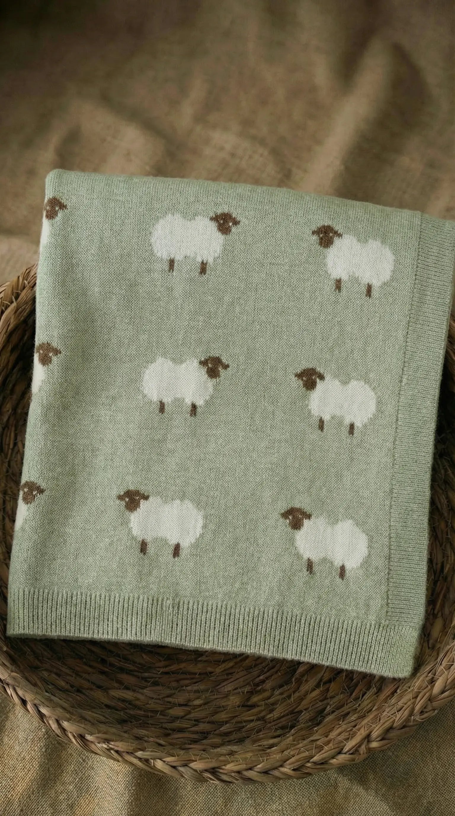 Élanoora Meadow Sheep Blanket  Baby Apparel