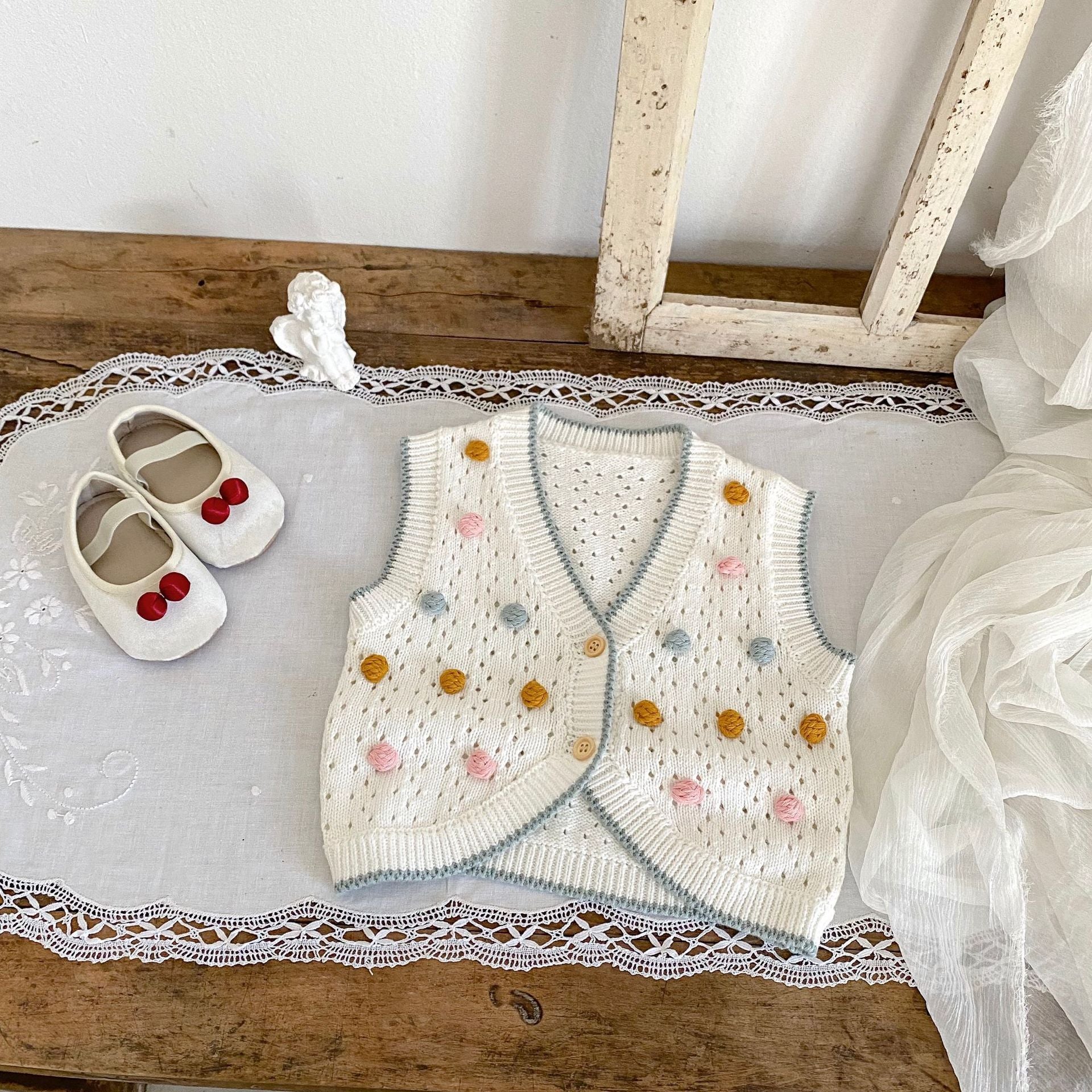 Baby Clothes Cotton Sweater Vest Cardigan