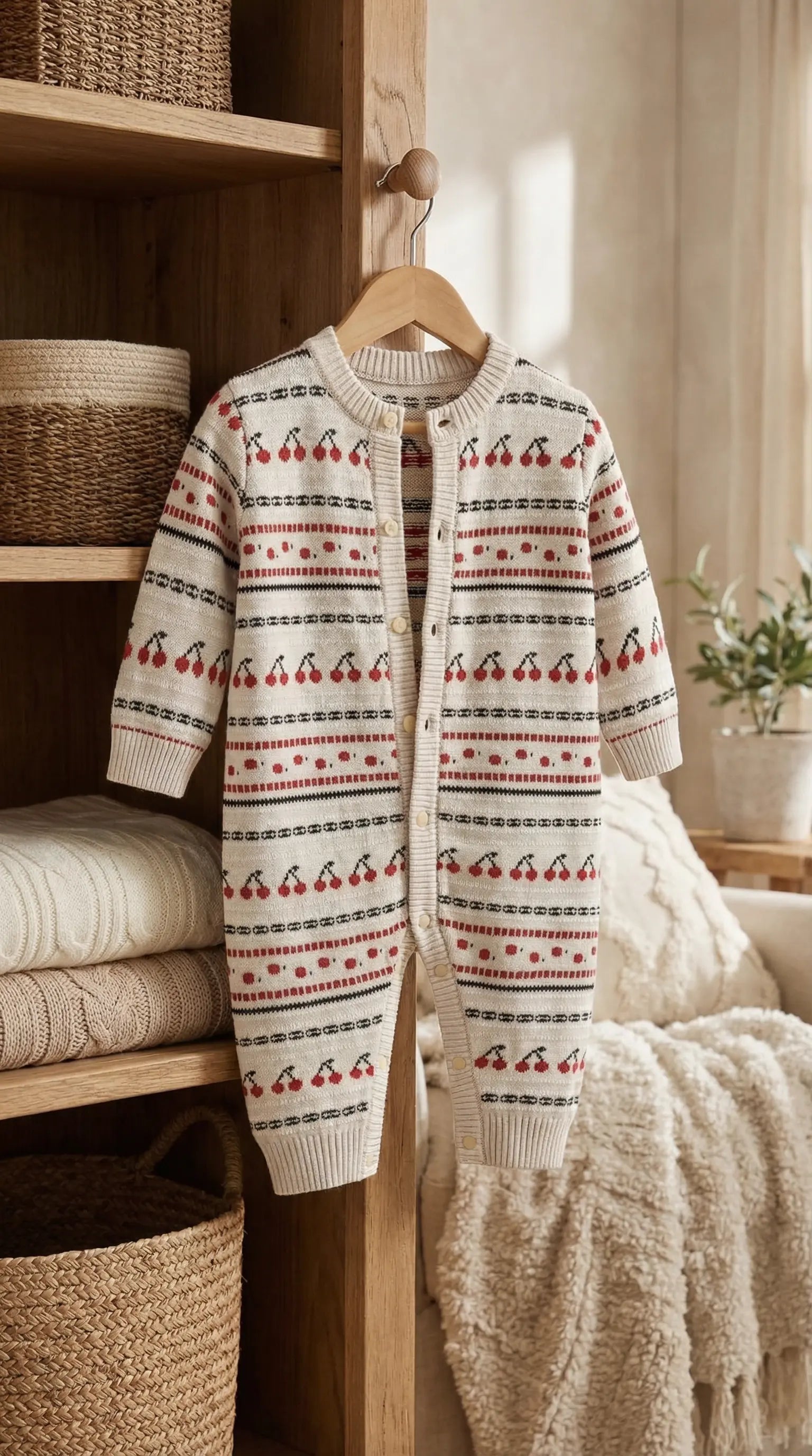 Élanoora Jacquard Jumpsuit  Baby Apparel