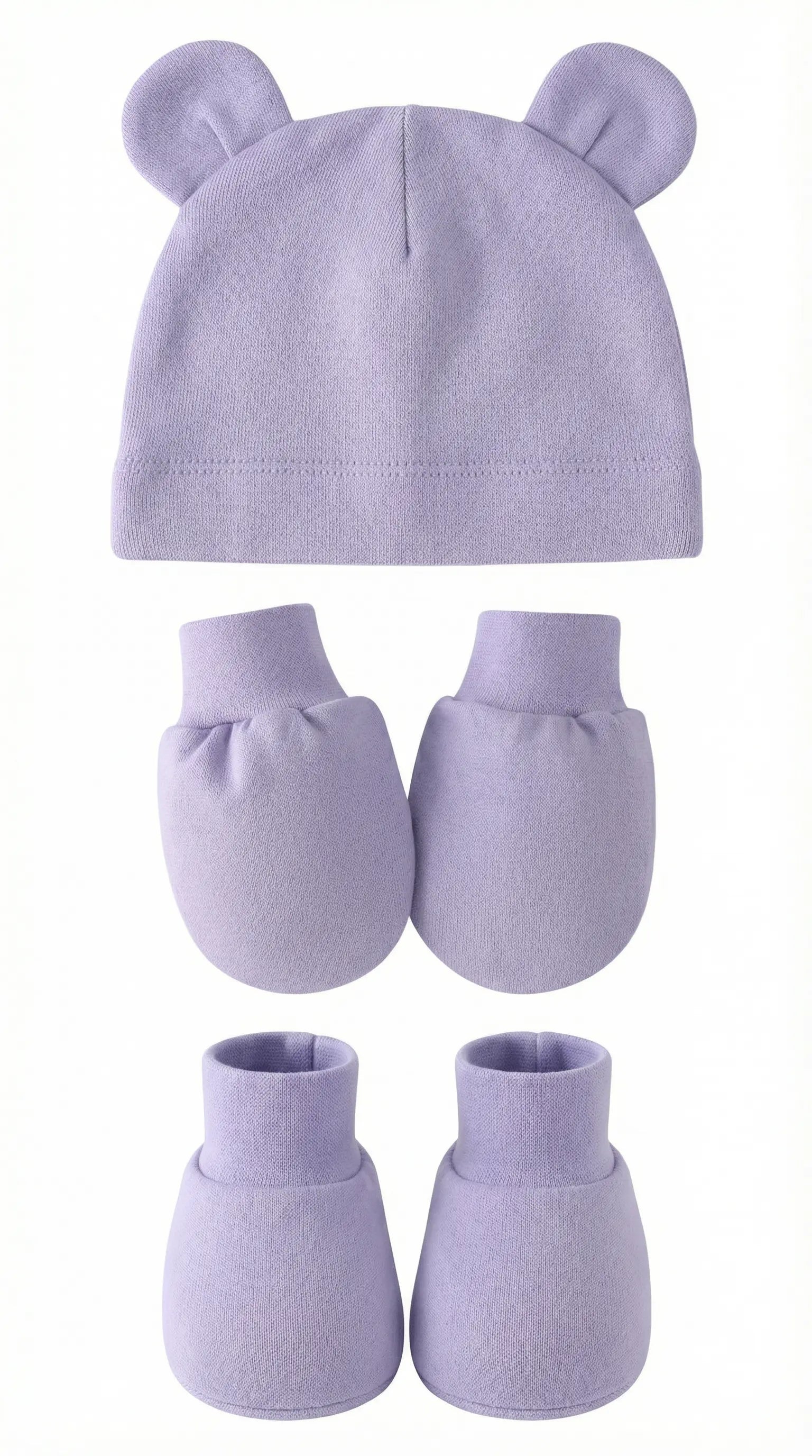 Little Cub Set (Mittens, Booties & Beanie)  Baby Apparel