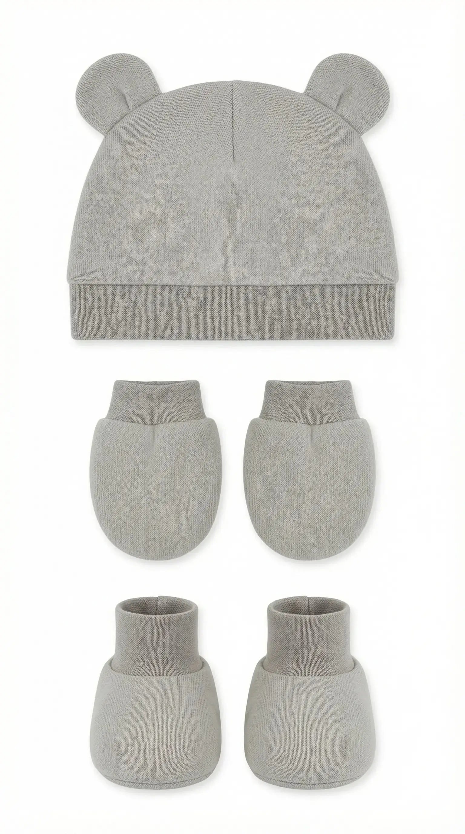 Little Cub Set (Mittens, Booties & Beanie)  Baby Apparel