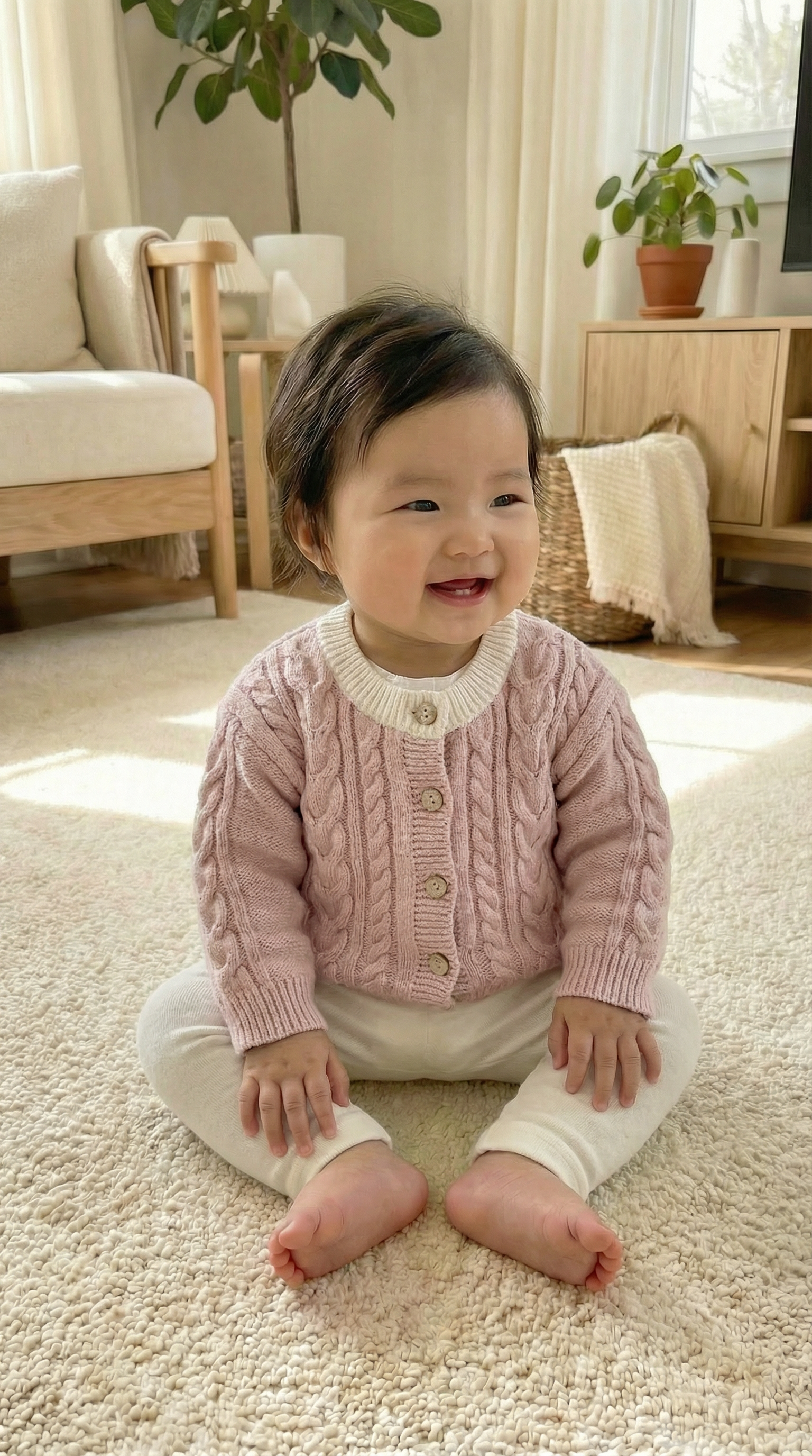 Élanoora Shae - Girls' Baby Cardigan