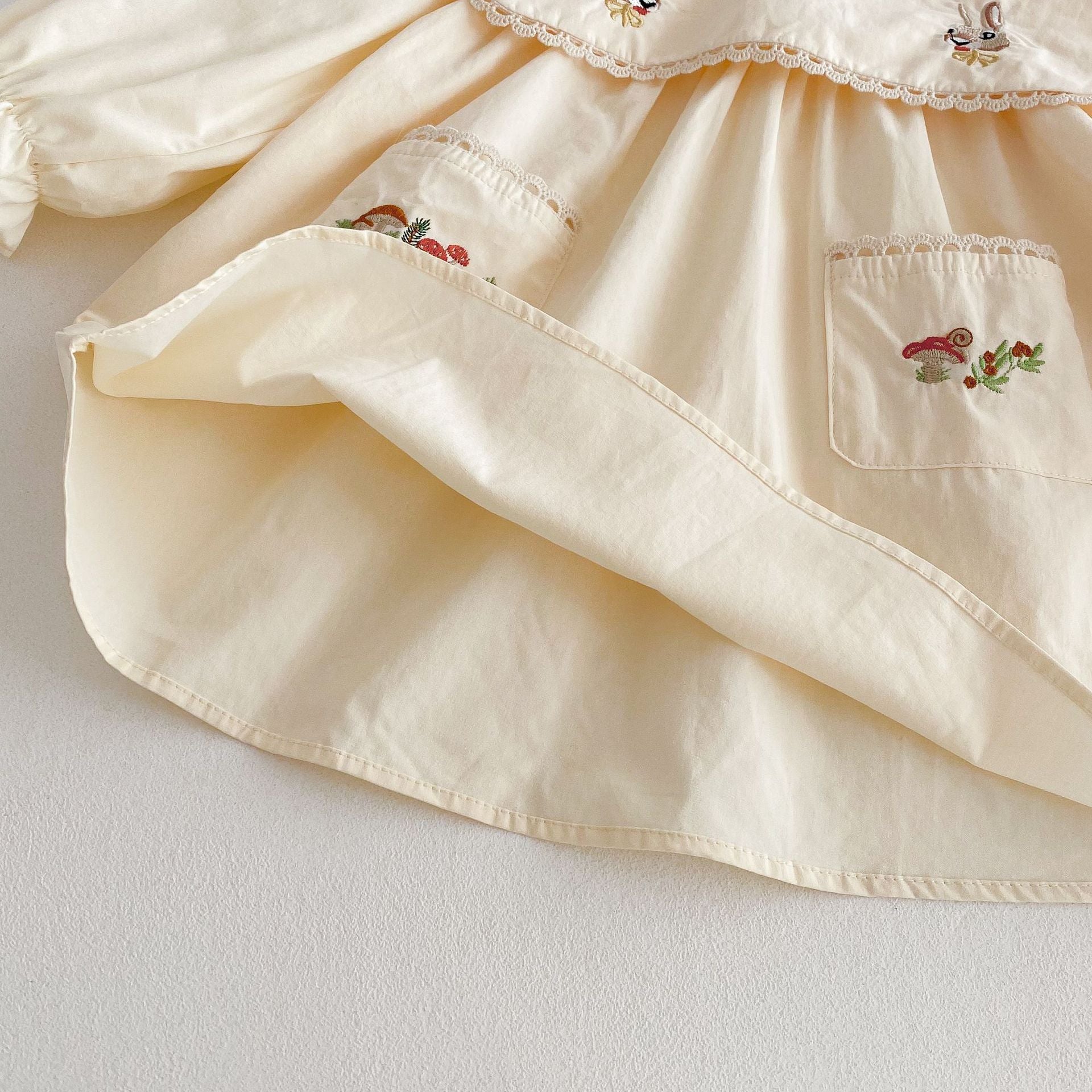 Élanoora Almond Bunny & Bloom Dress