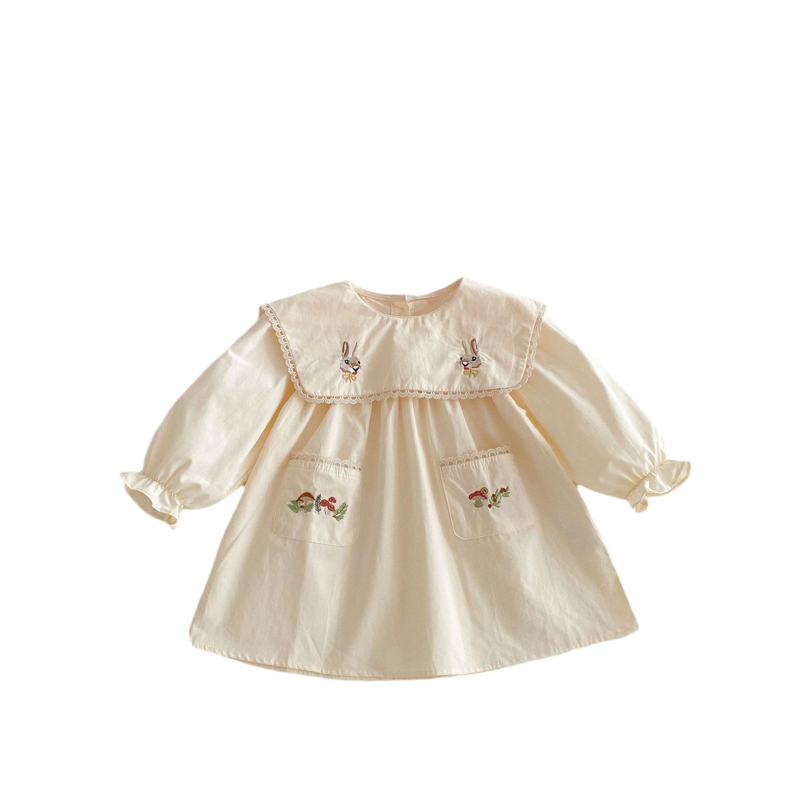 Élanoora Almond Bunny & Bloom Dress