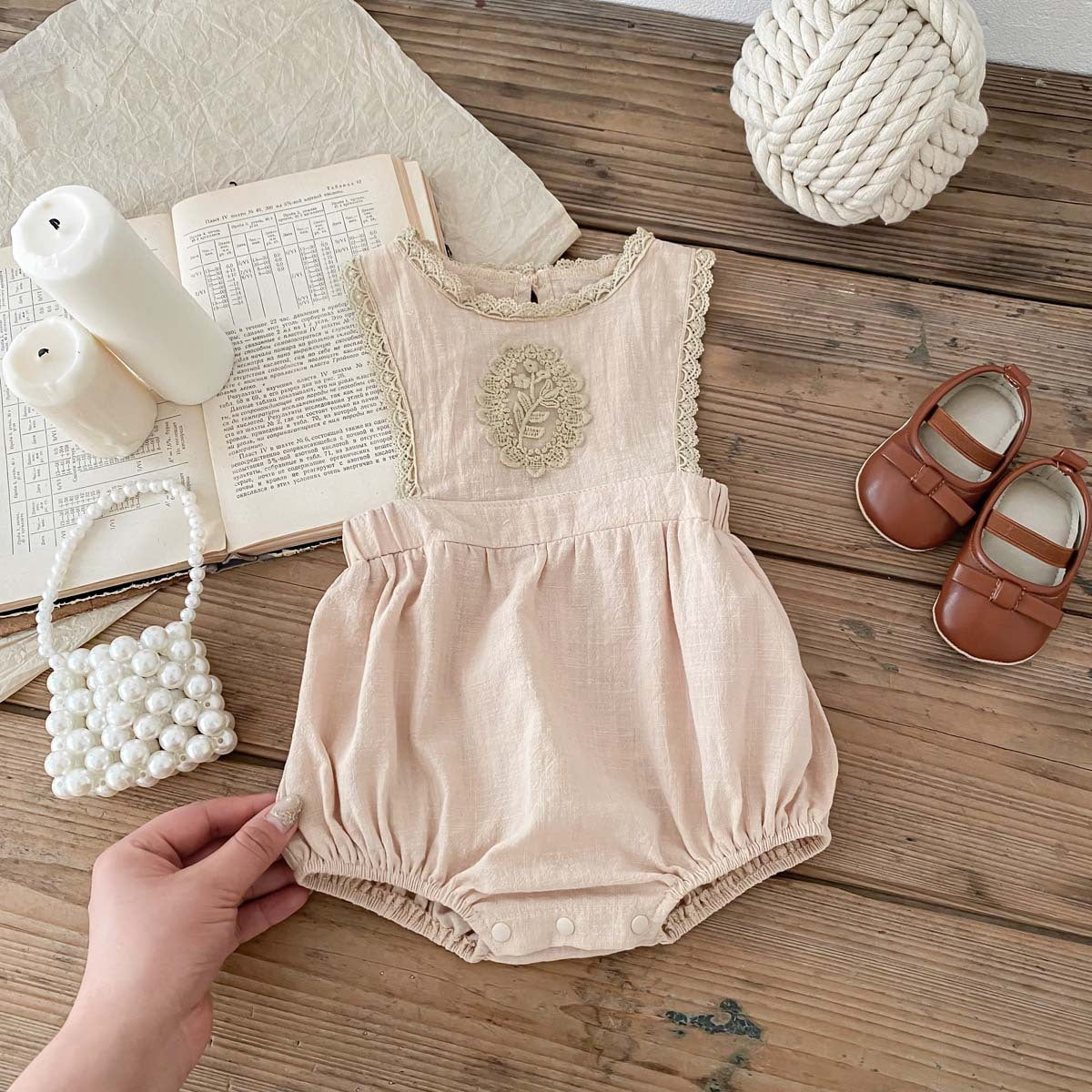 Korean Style Baby Autumn Jumpsuit Long Sleeve
