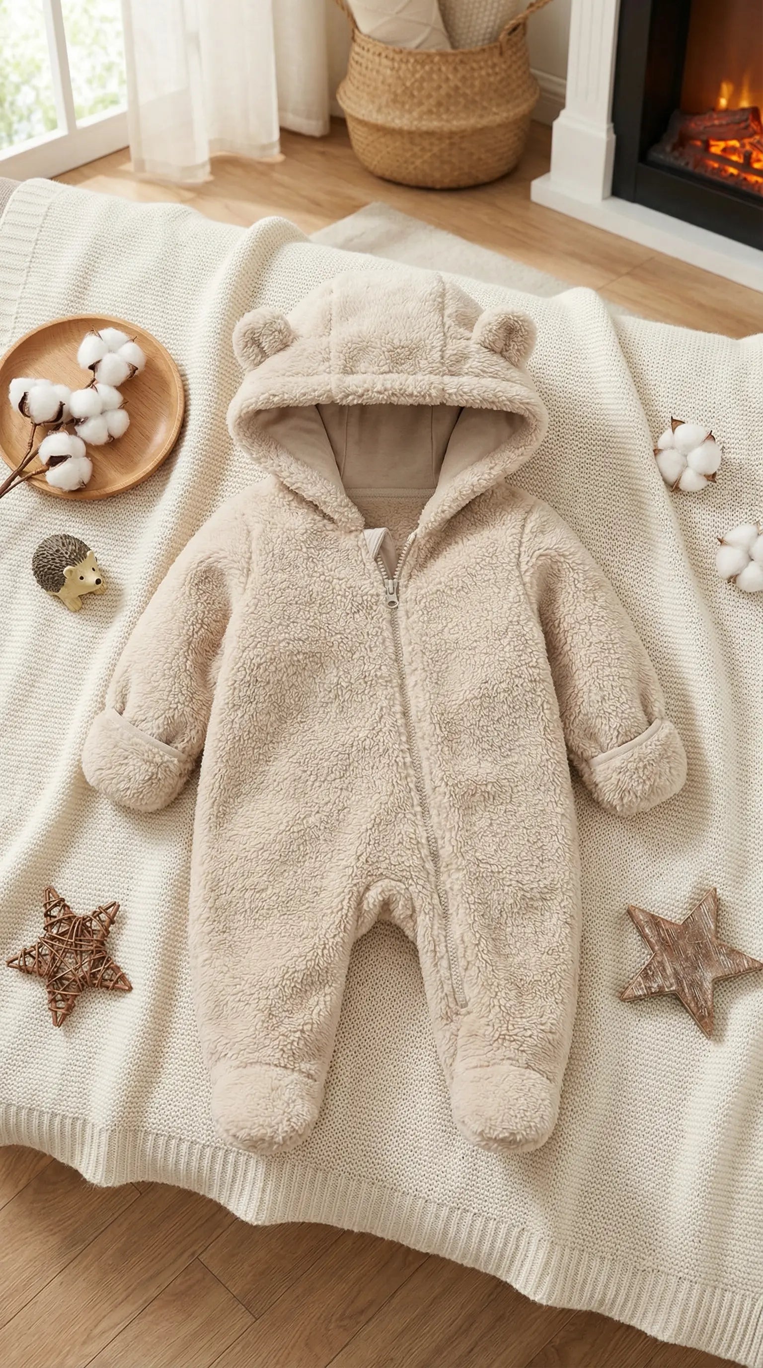 Élanoora’s Velour Jumpsuit (Unisex)  Baby Apparel