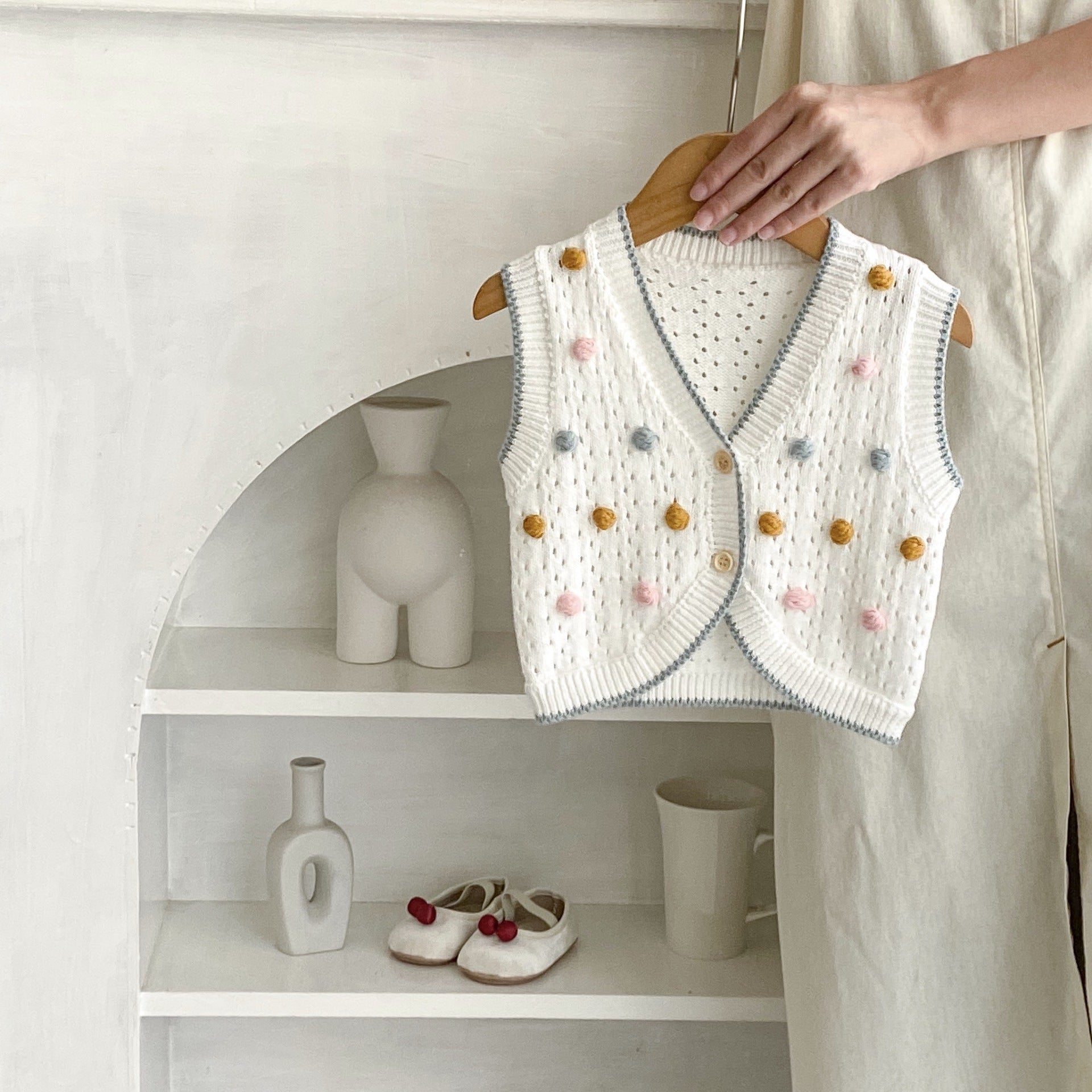 Baby Clothes Cotton Sweater Vest Cardigan