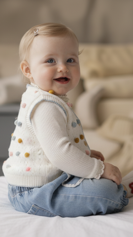 Baby Clothes Cotton Sweater Vest Cardigan