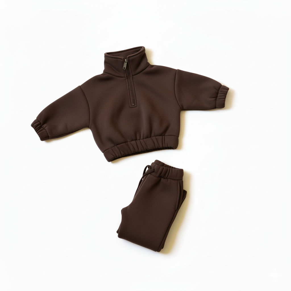 Élanoora Nordic Half-Zip Winter Tracksuit Set