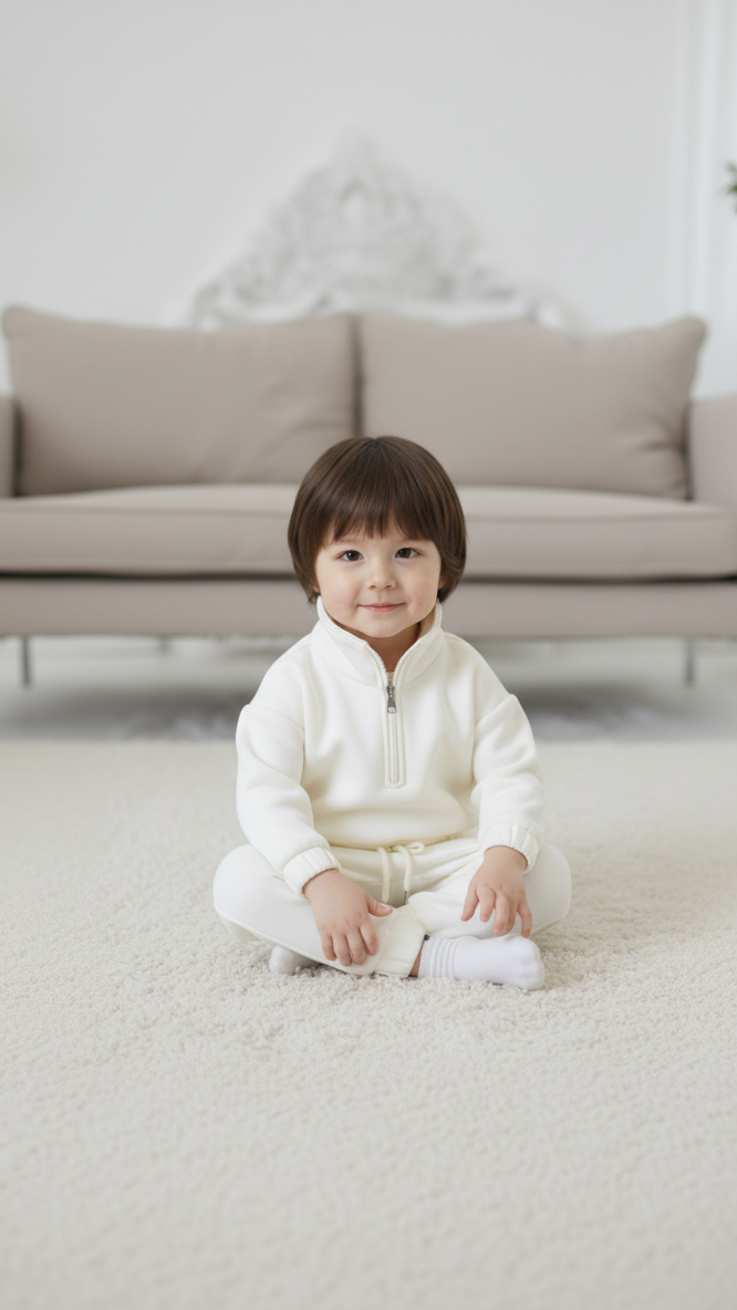 Élanoora Nordic Half-Zip Winter Tracksuit Set