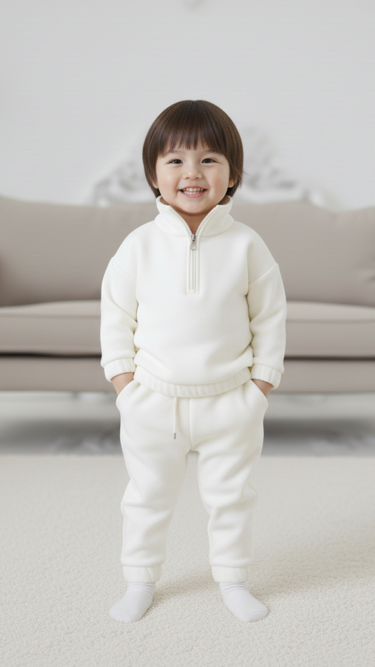 Élanoora Nordic Half-Zip Winter Tracksuit Set