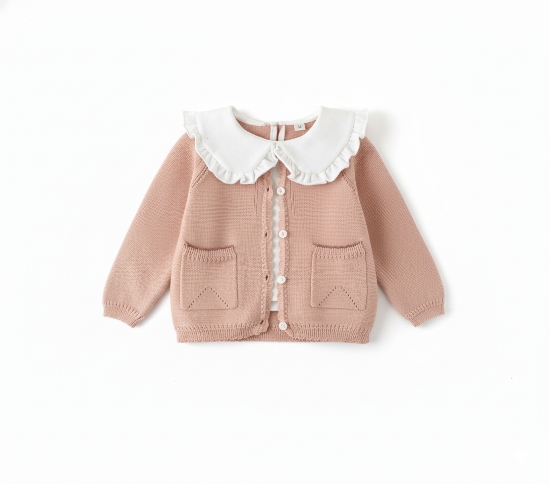Élanoora Rosette Knit Cardigan