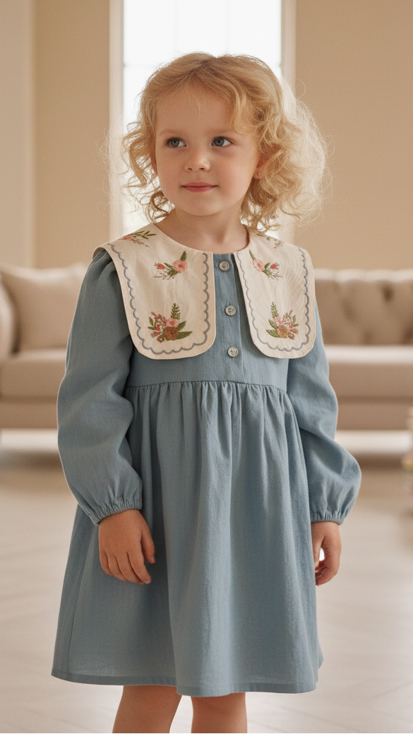 Sweet Graceful Mori Korean Baby Dress