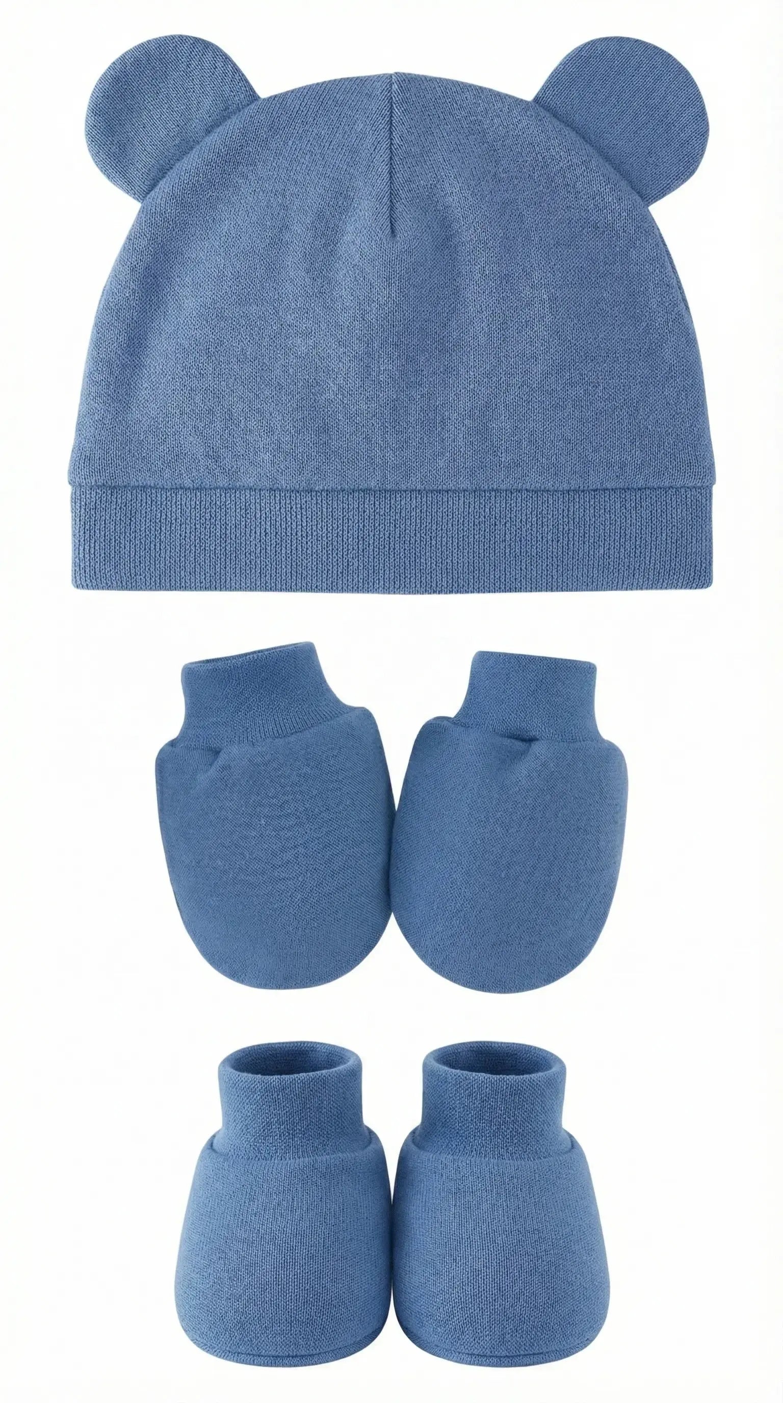 Little Cub Set (Mittens, Booties & Beanie)  Baby Apparel