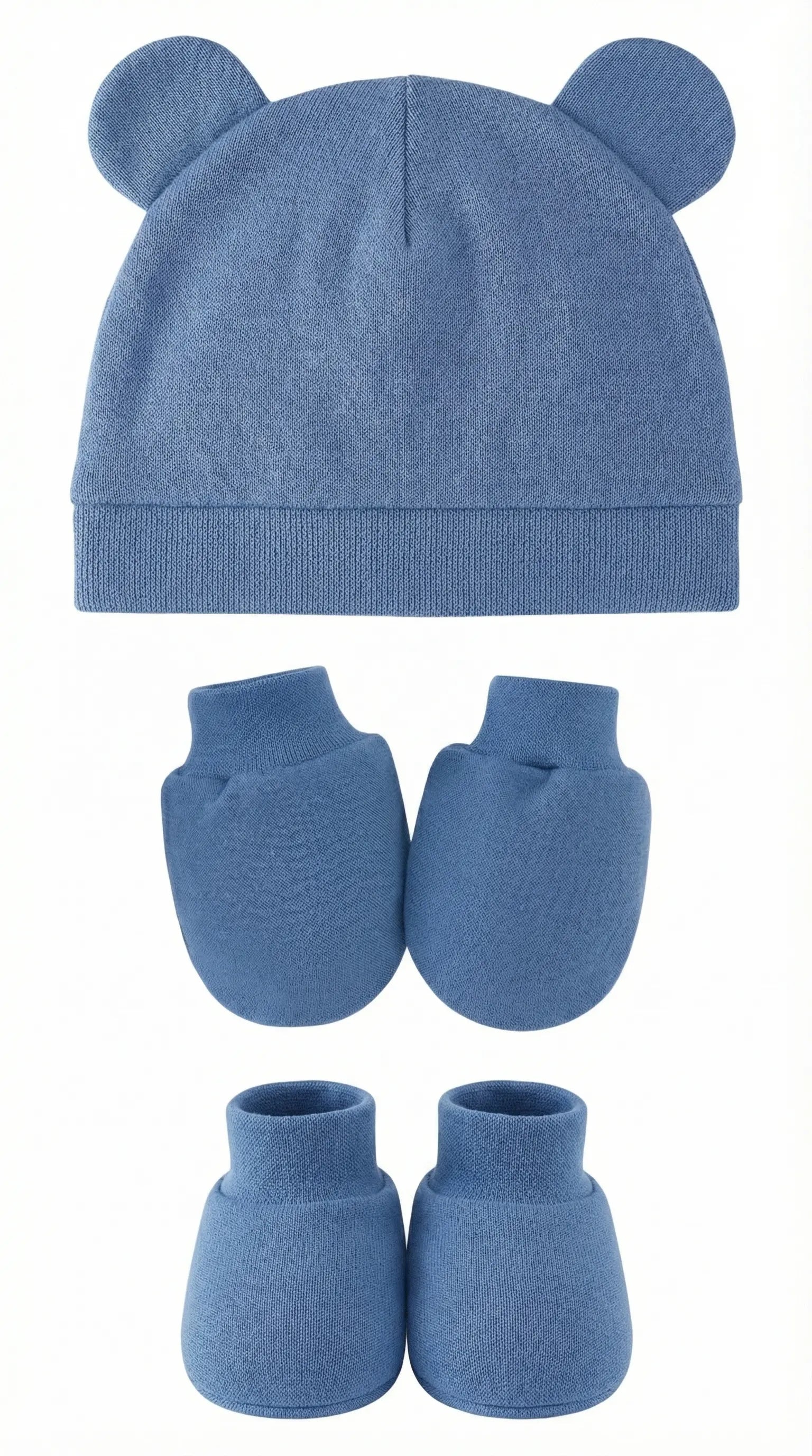 Little Cub Set (Mittens, Booties & Beanie)  Baby Apparel