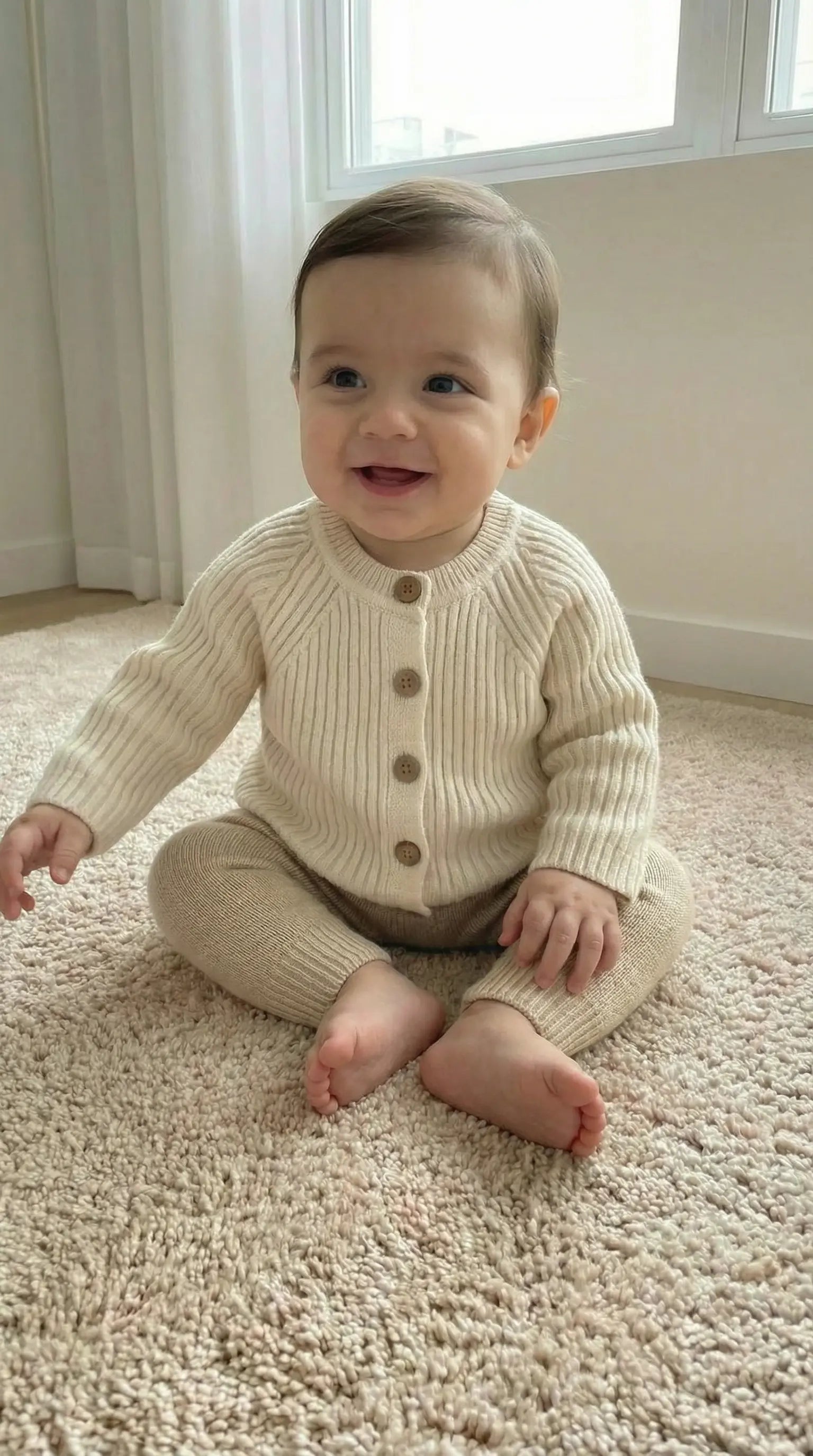 Élanoora Avery - Boys' Baby Cardigan