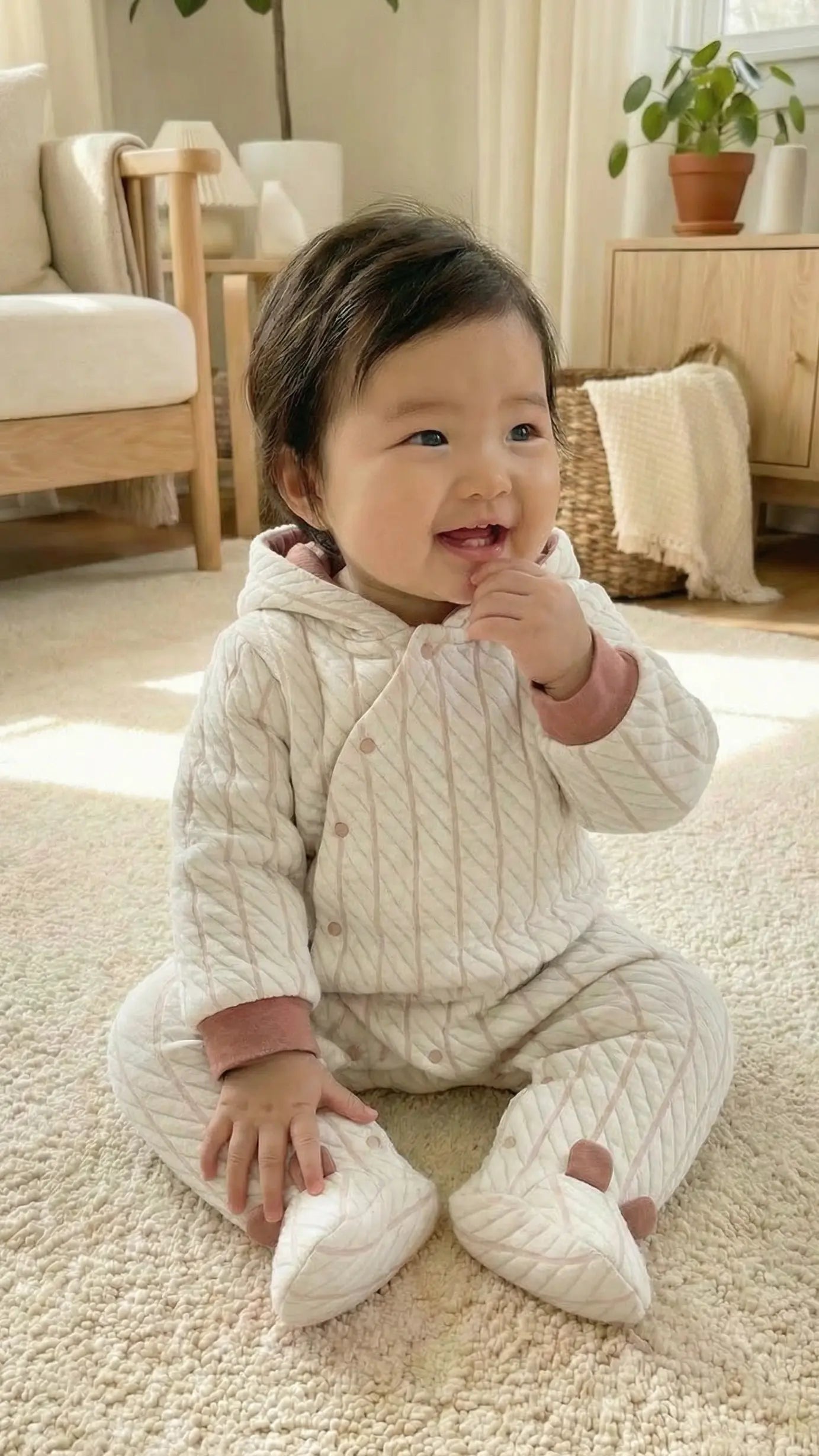 Élanora Doux - Hooded Baby Romper (Unisex)