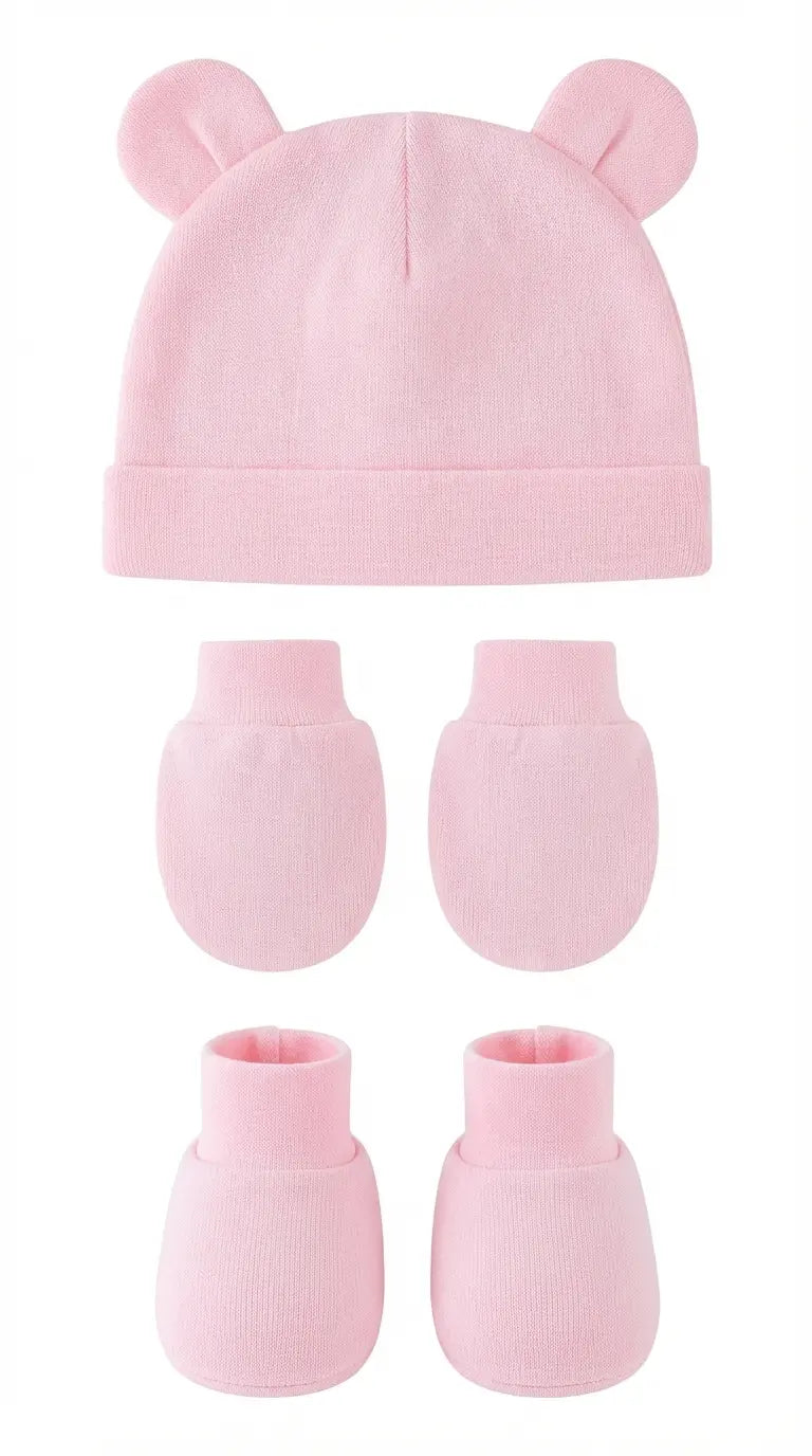 Little Cub Set (Mittens, Booties & Beanie)  Baby Apparel