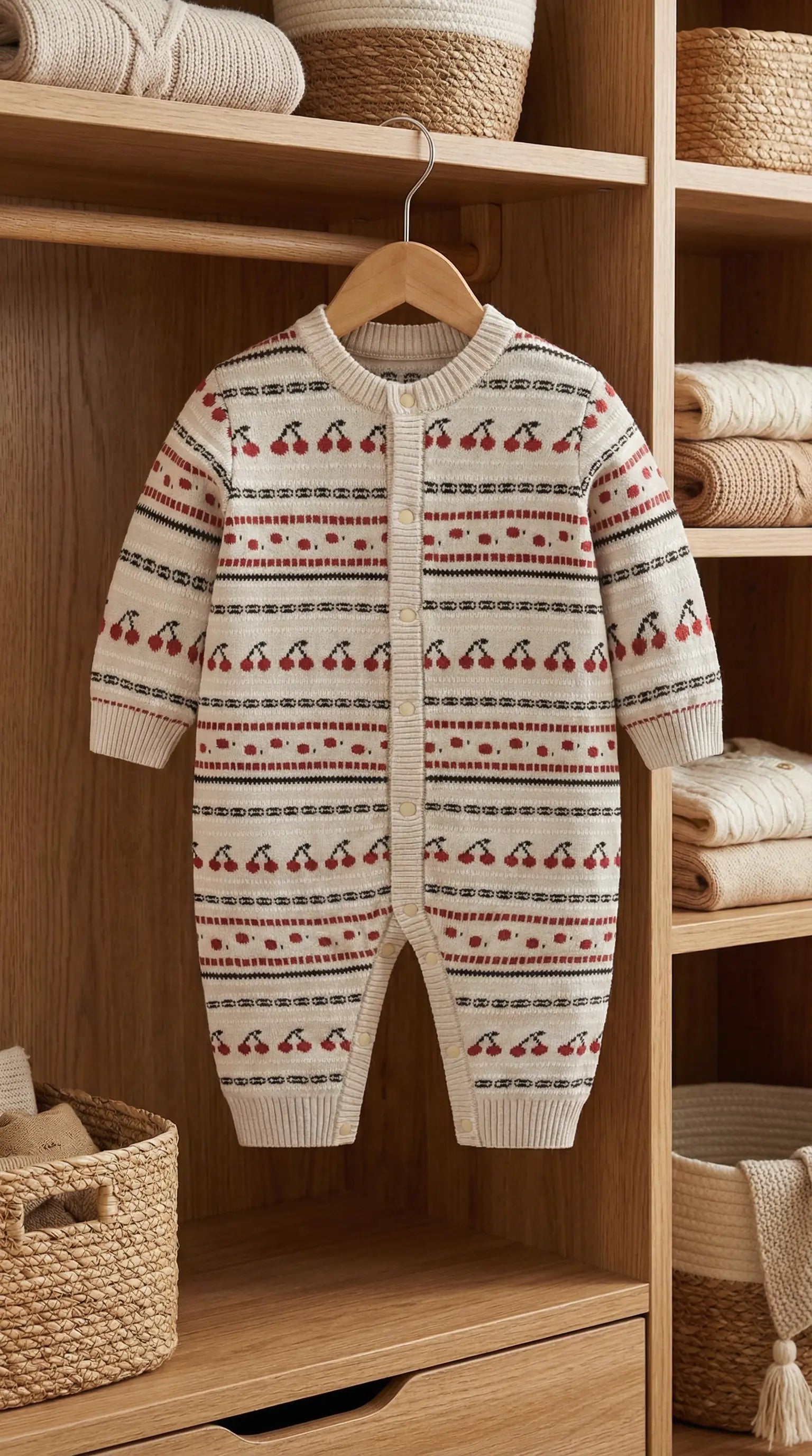 Élanoora Jacquard Jumpsuit  Baby Apparel