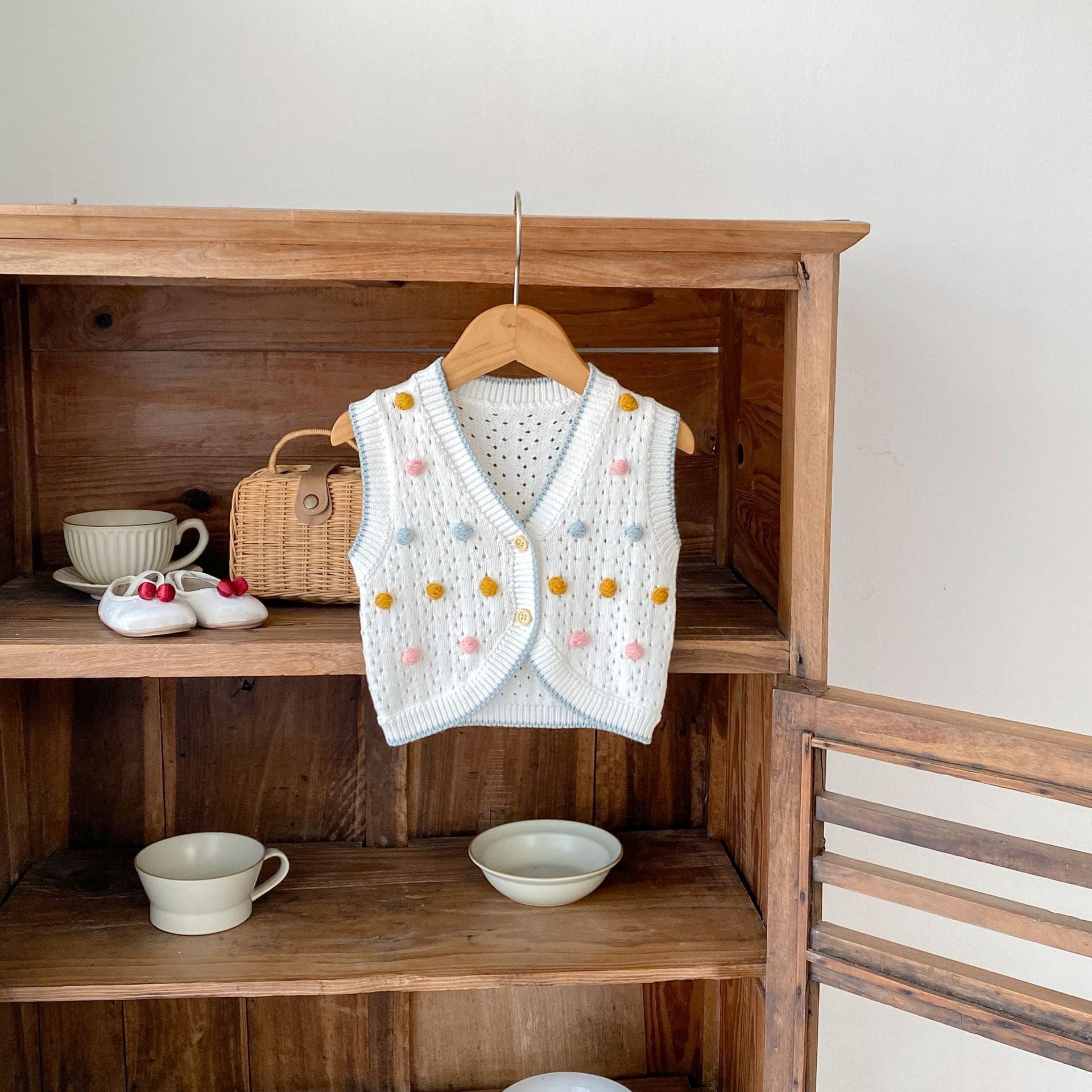 Baby Clothes Cotton Sweater Vest Cardigan
