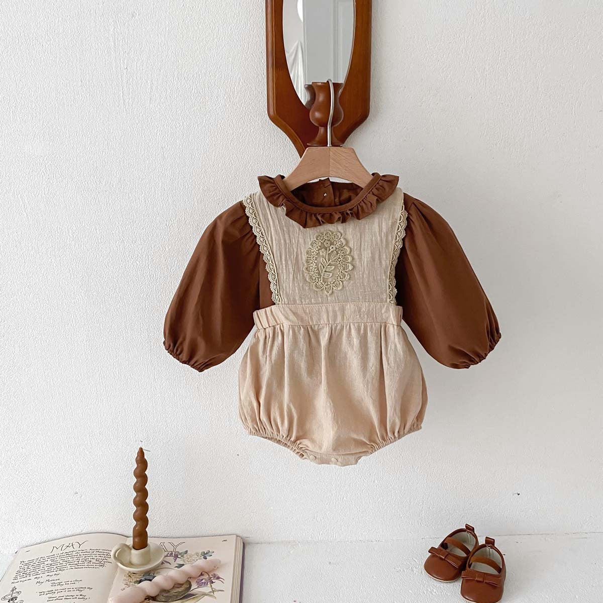 Korean Style Baby Autumn Jumpsuit Long Sleeve