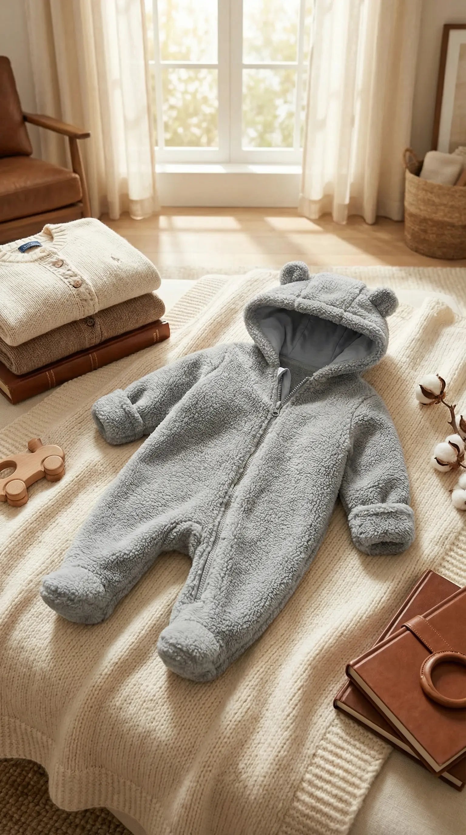Élanoora’s Velour Jumpsuit (Unisex)  Baby Apparel